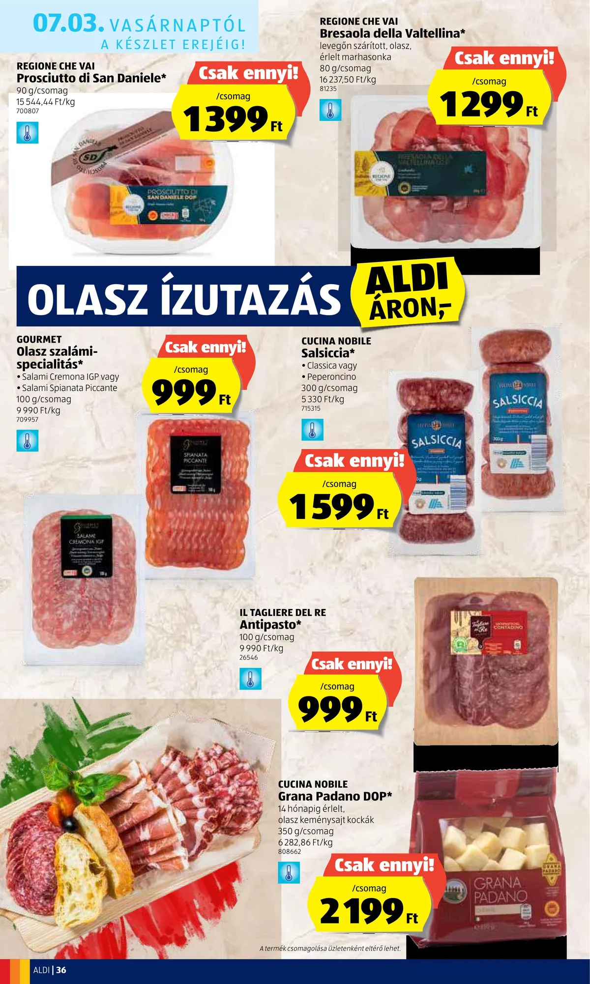 Aldi akciós újság 06.30–07.06 – 36. oldal