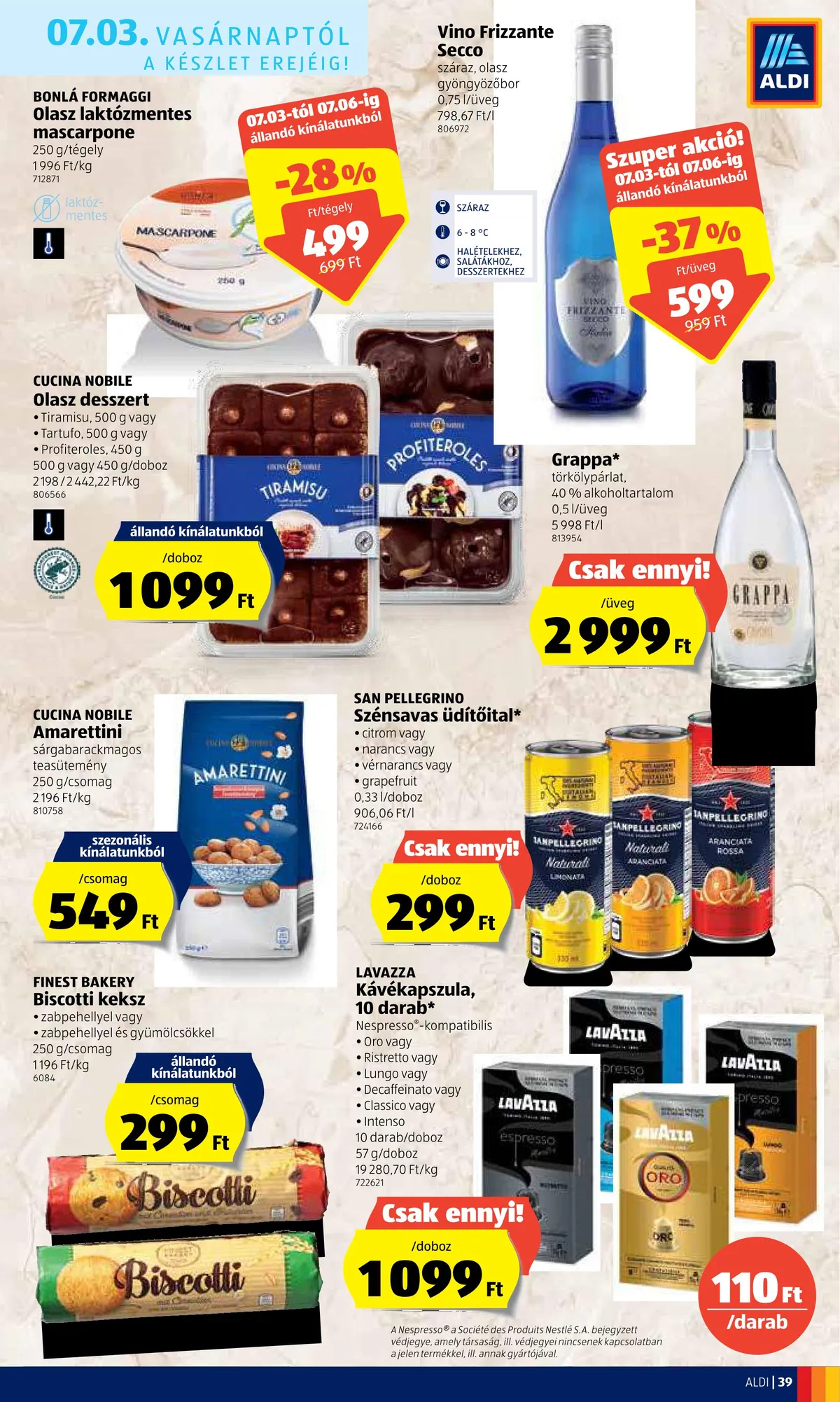 Aldi akciós újság 06.30–07.06 – 39. oldal