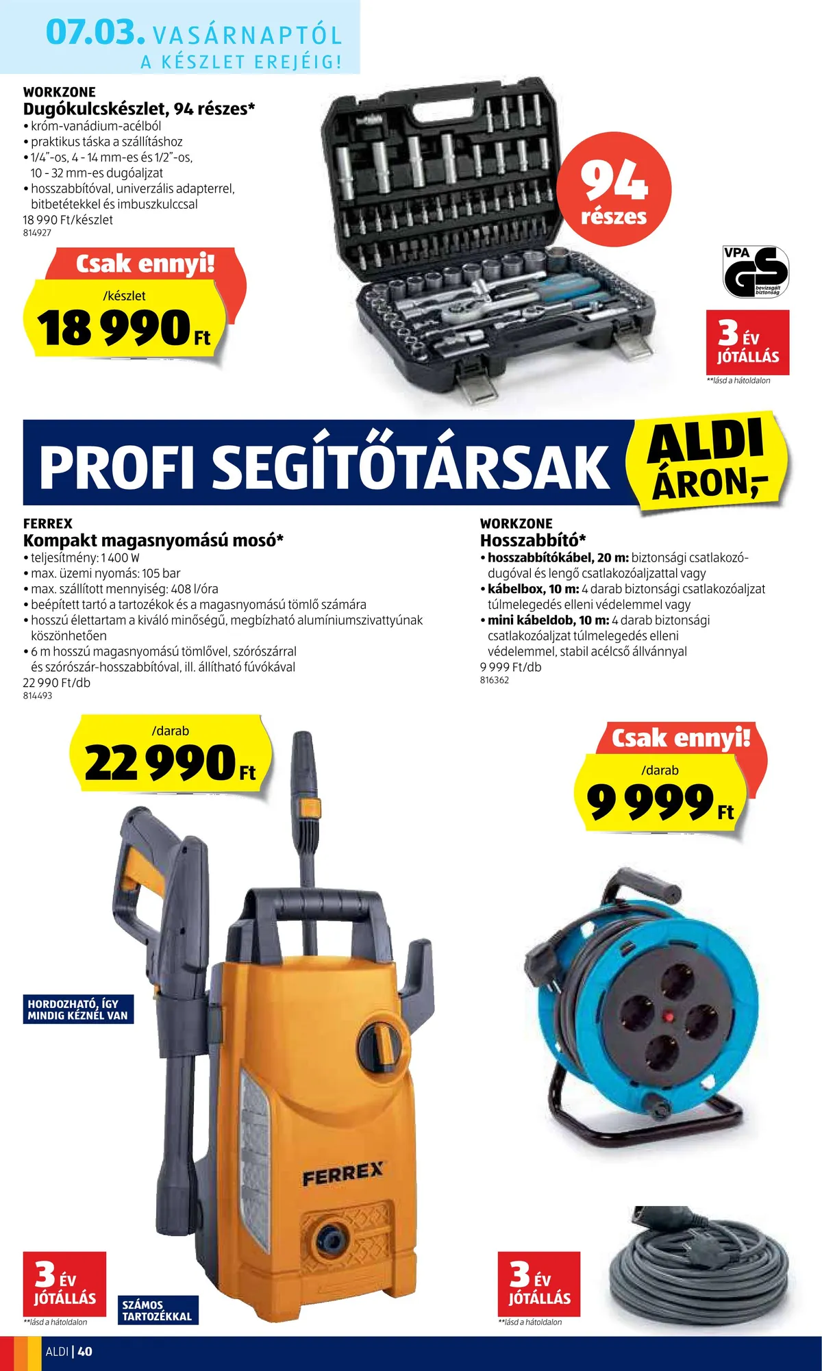 Aldi akciós újság 06.30–07.06 – 40. oldal
