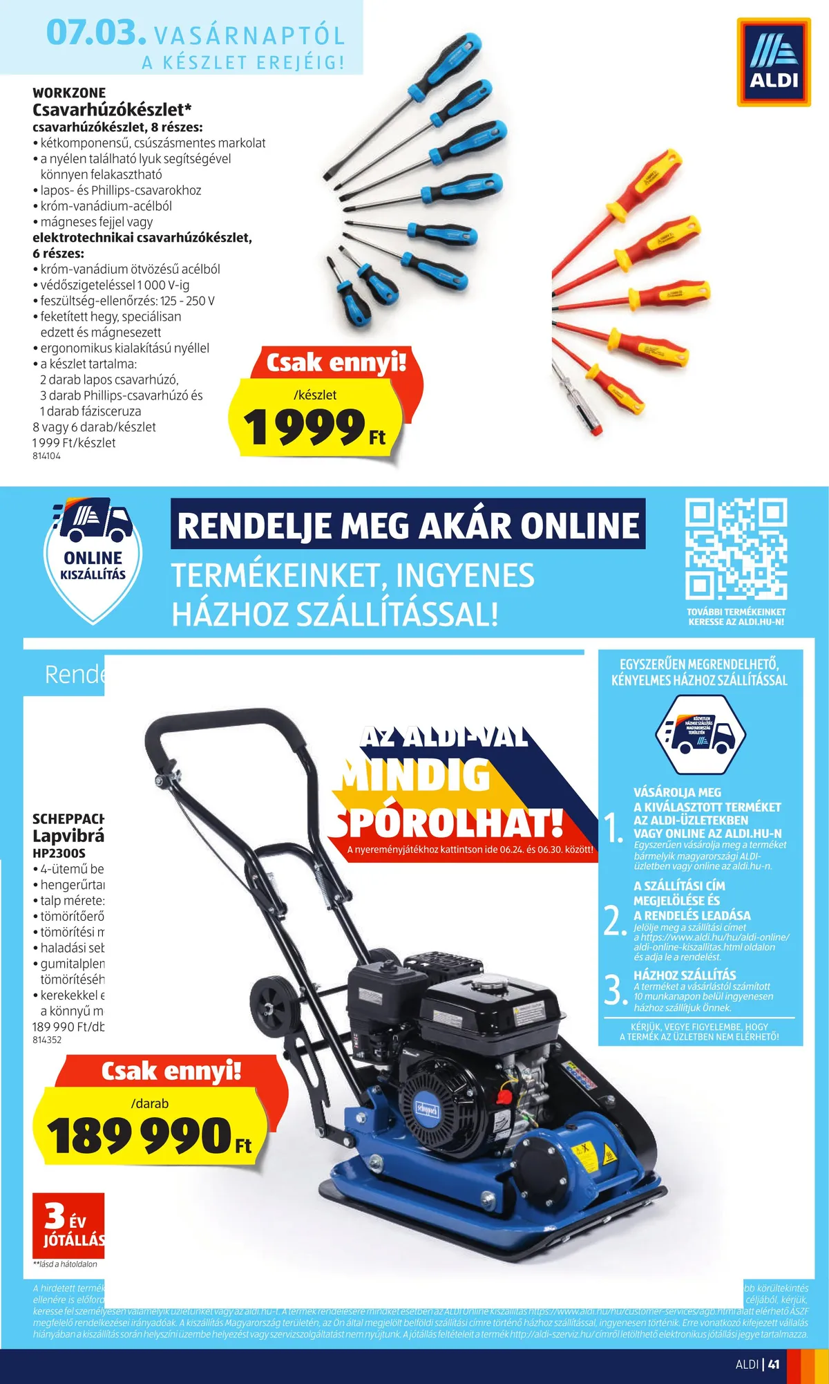 Aldi akciós újság 06.30–07.06 – 41. oldal