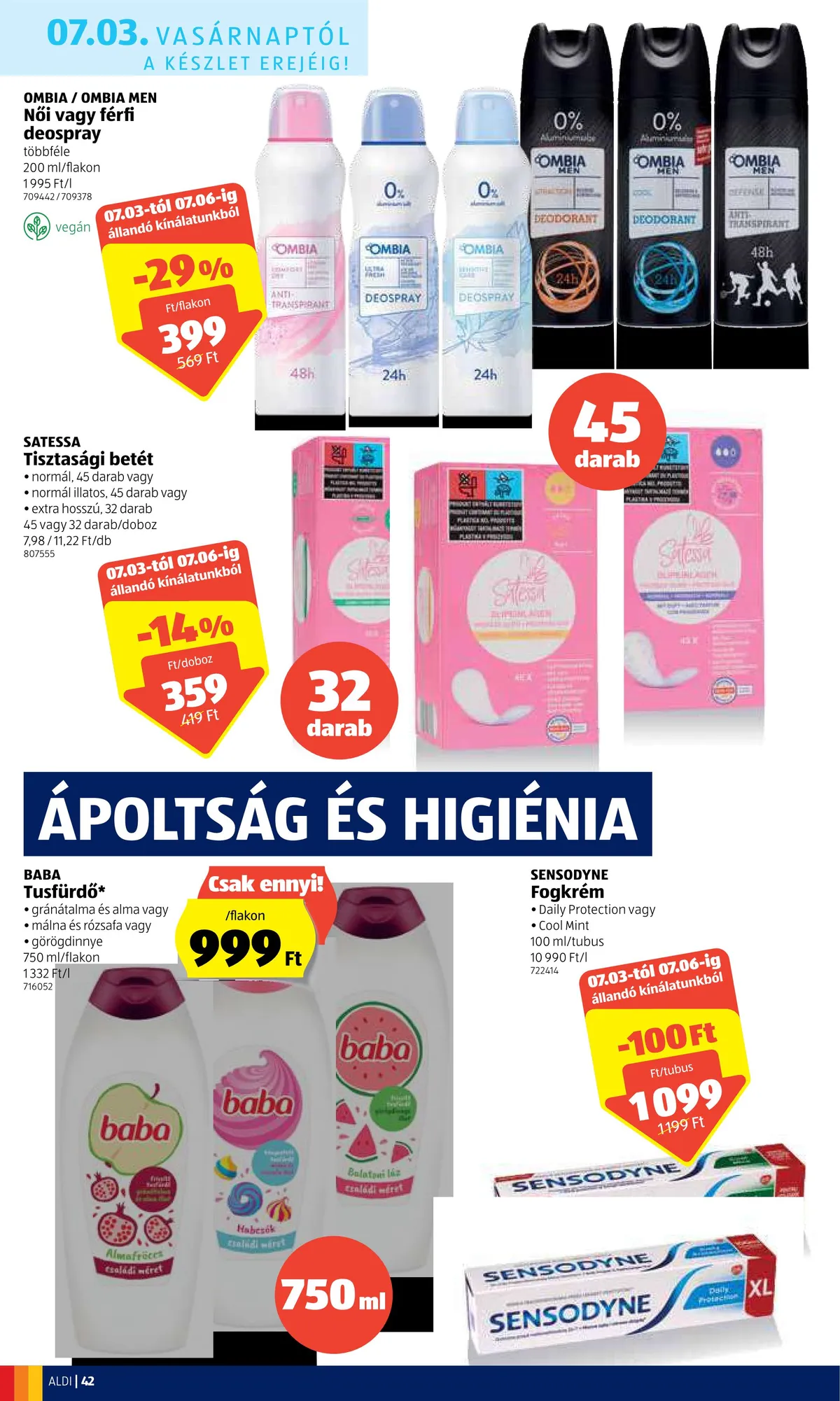 Aldi akciós újság 06.30–07.06 – 42. oldal