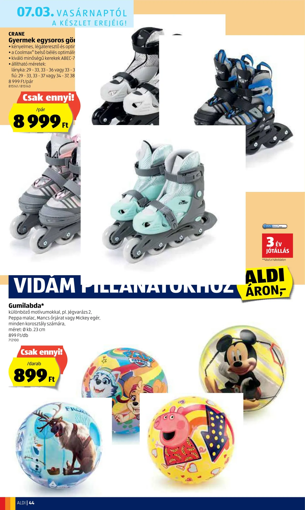Aldi akciós újság 06.30–07.06 – 44. oldal