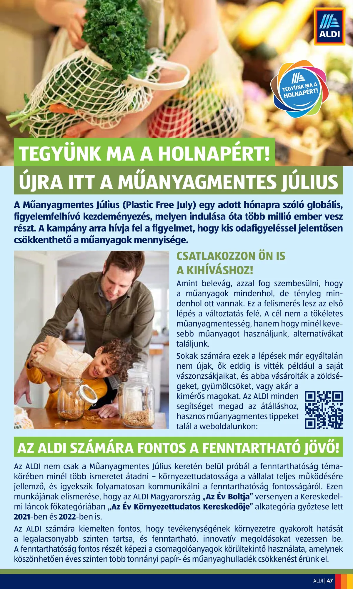 Aldi akciós újság 06.30–07.06 – 47. oldal