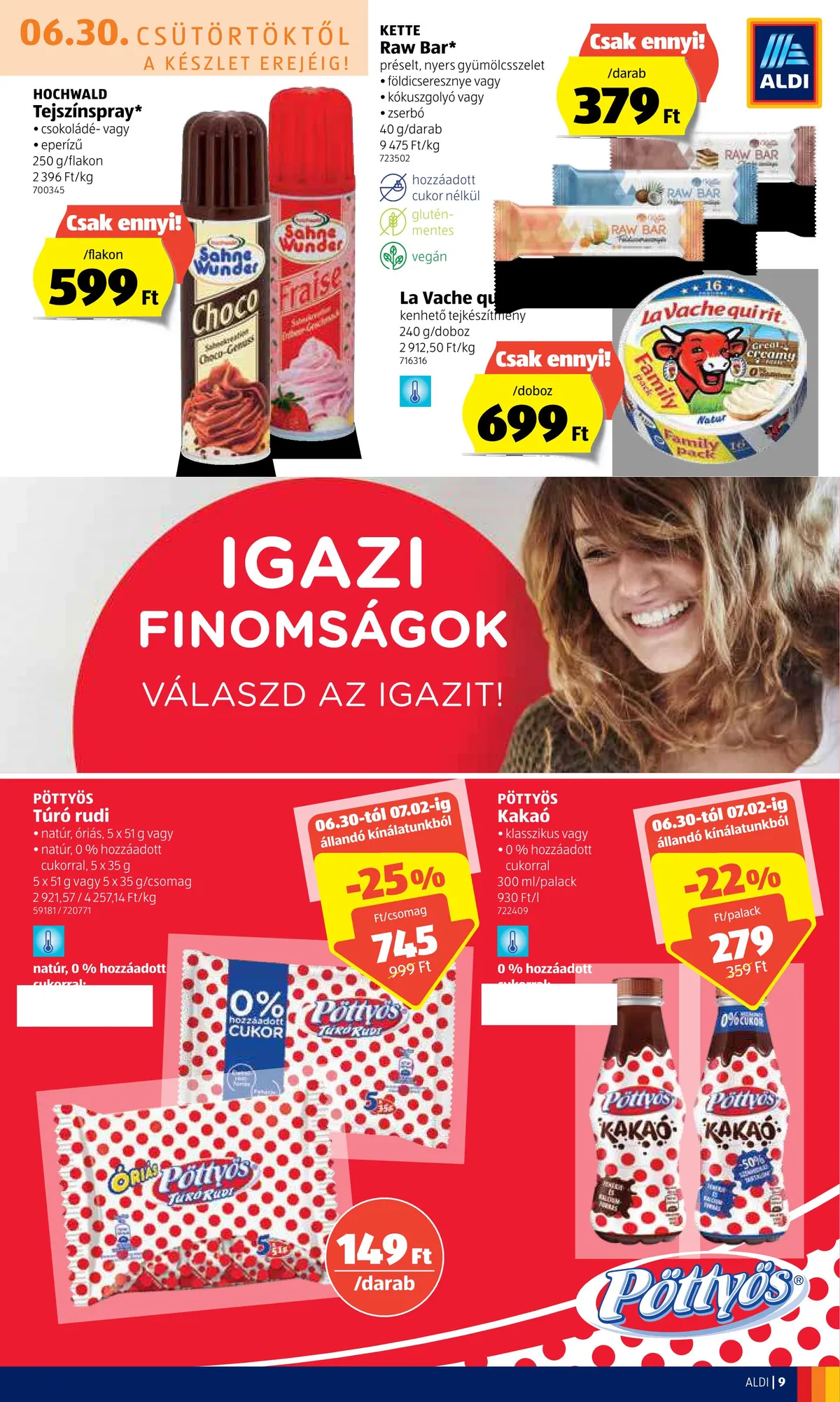 Aldi akciós újság 06.30–07.06 – 9. oldal