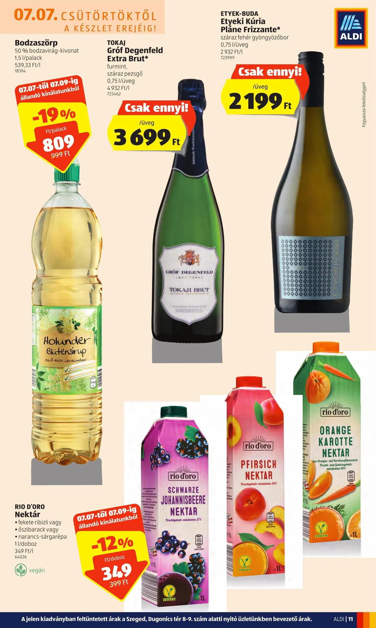 Aldi akciós újság 07.07–07.13 – 11. oldal