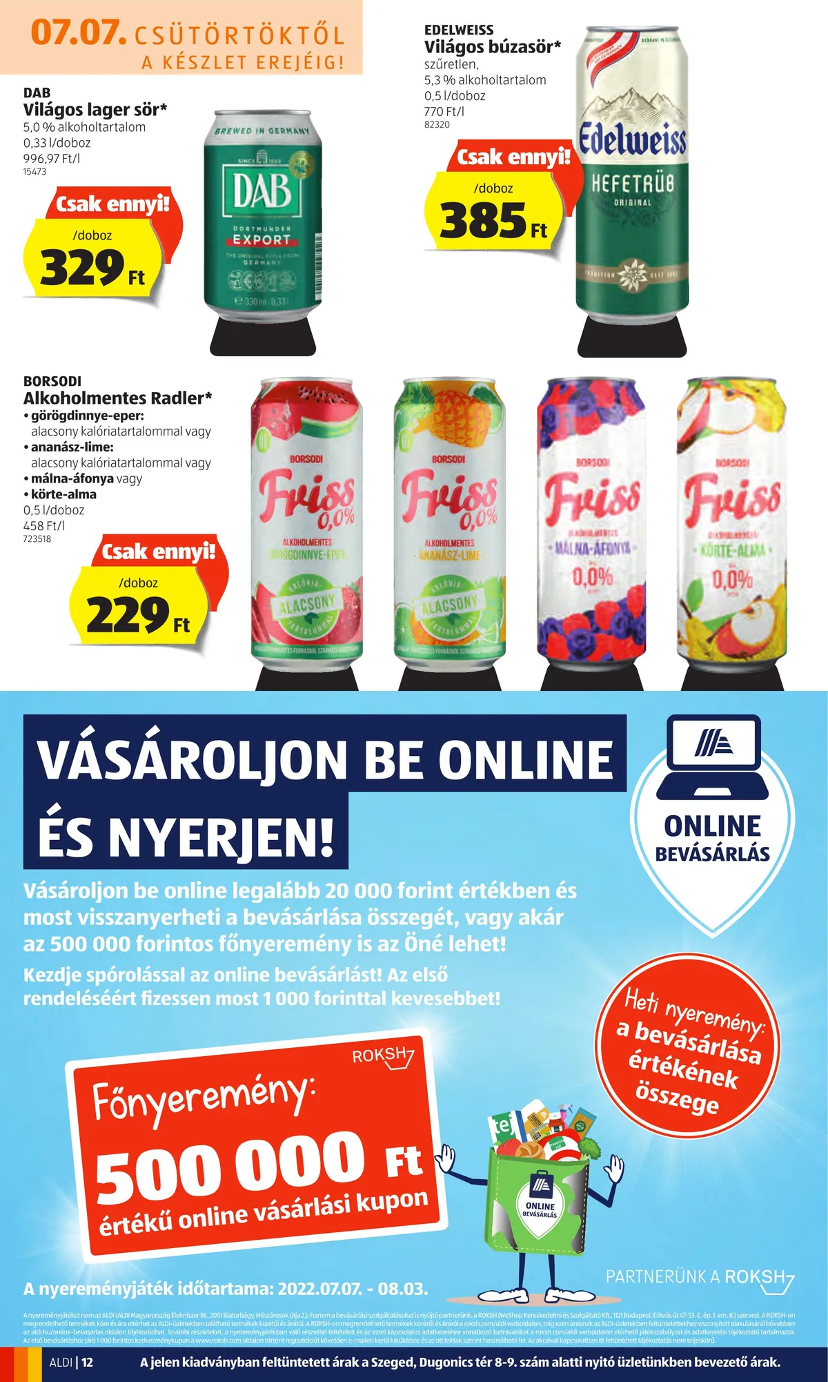 Aldi akciós újság 07.07–07.13 – 12. oldal