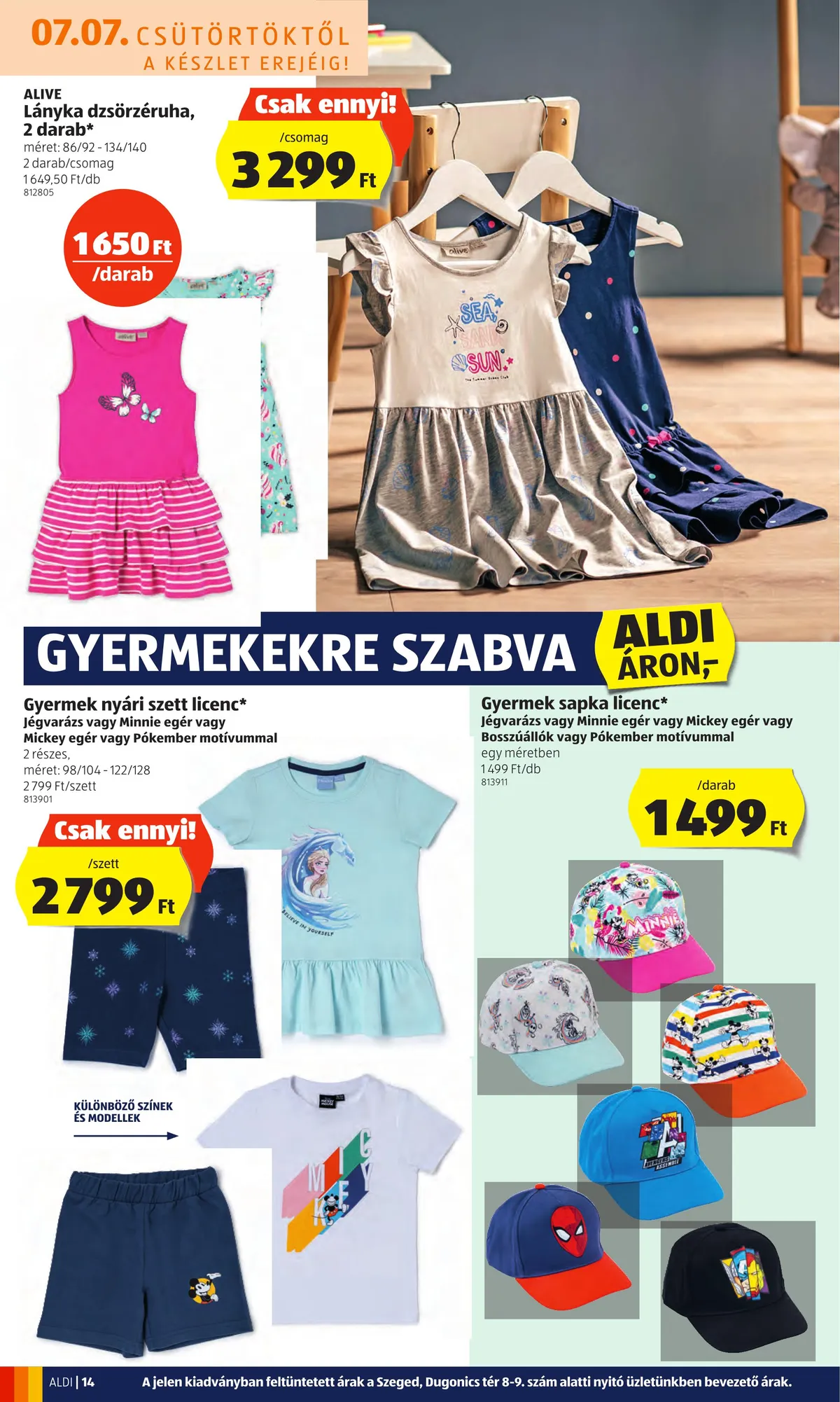 Aldi akciós újság 07.07–07.13 – 14. oldal