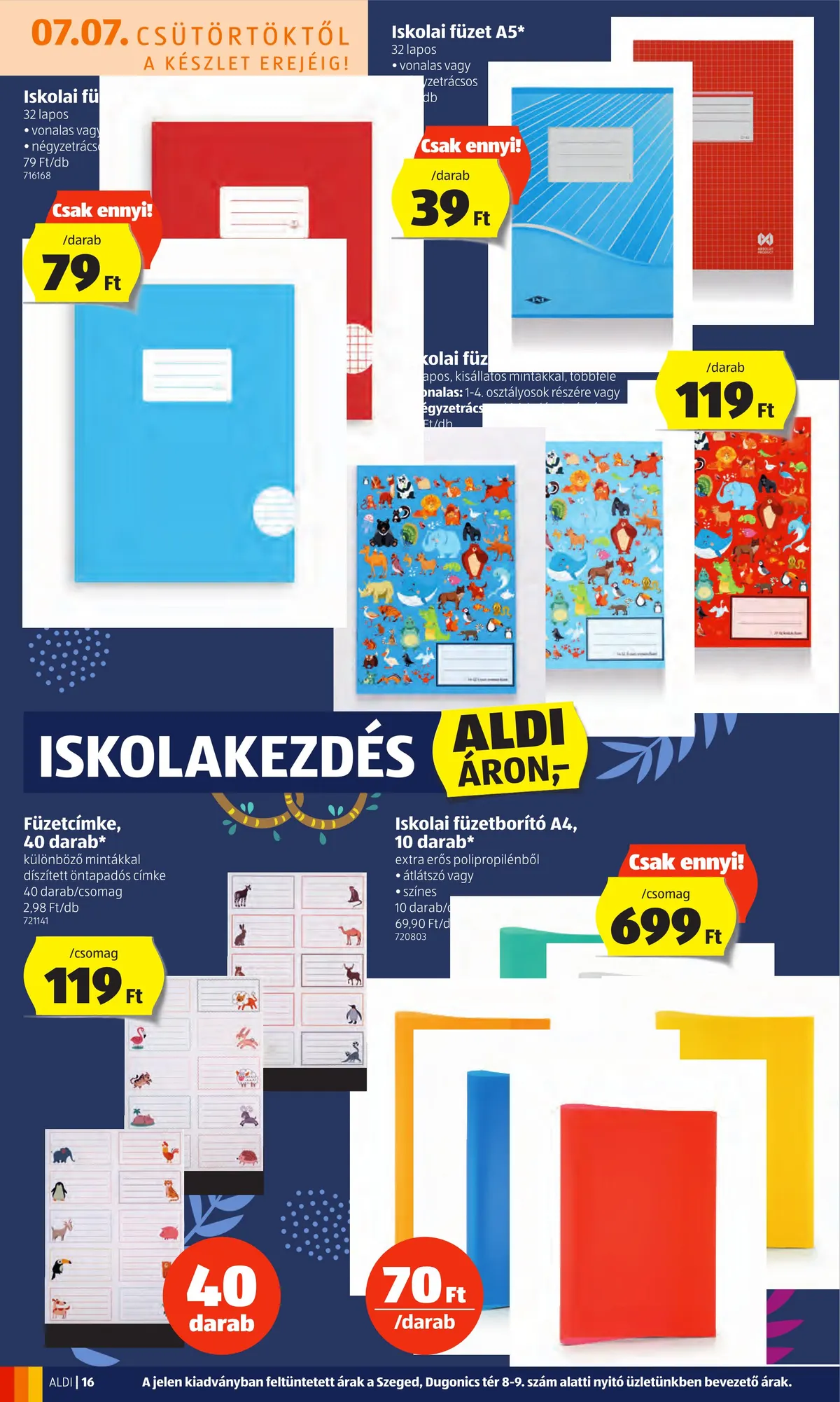 Aldi akciós újság 07.07–07.13 – 16. oldal