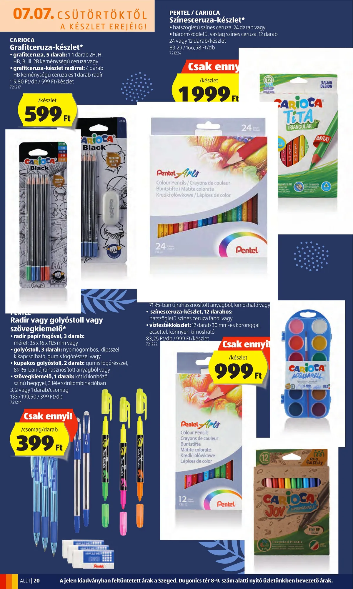 Aldi akciós újság 07.07–07.13 – 20. oldal
