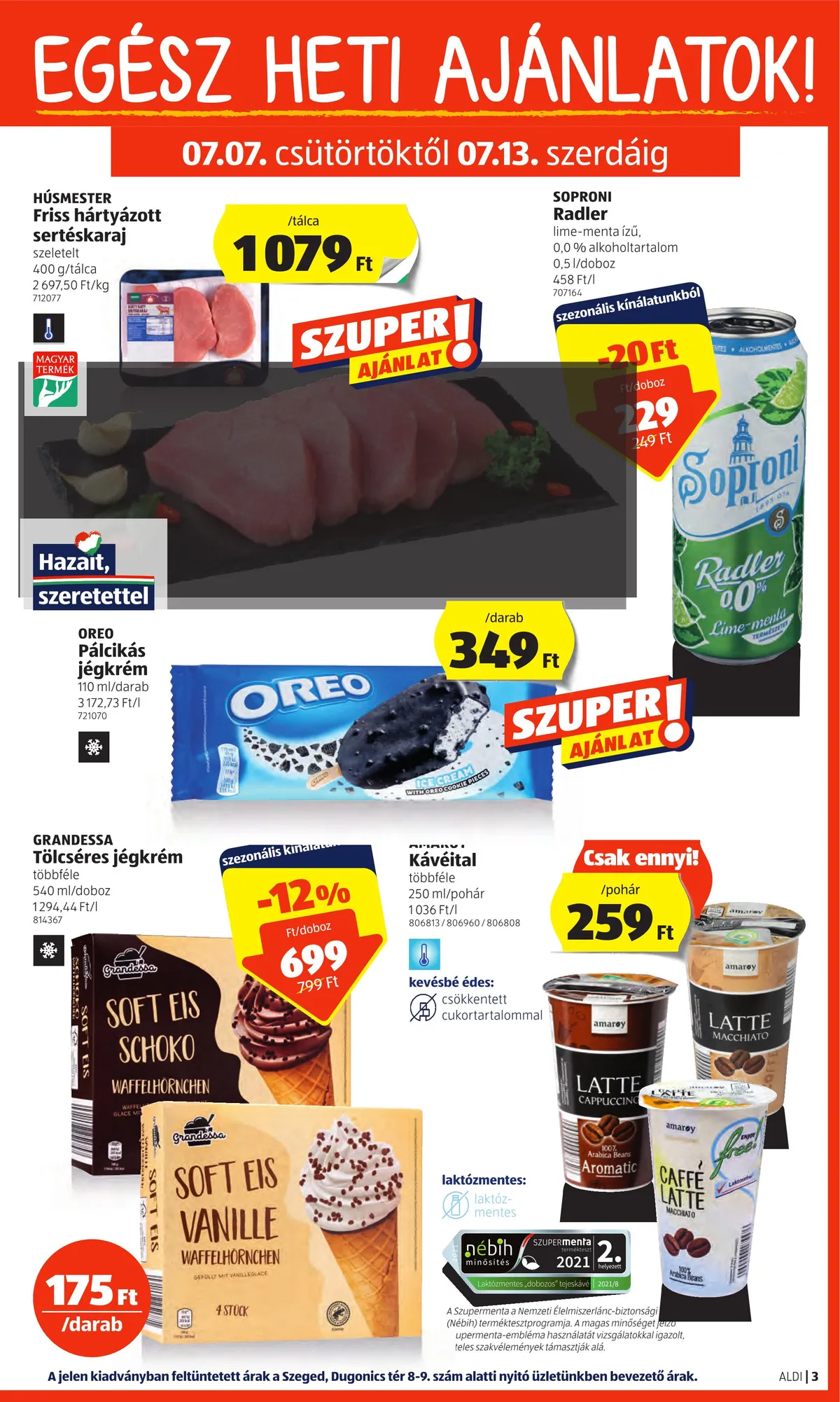 Aldi akciós újság 07.07–07.13 – 3. oldal