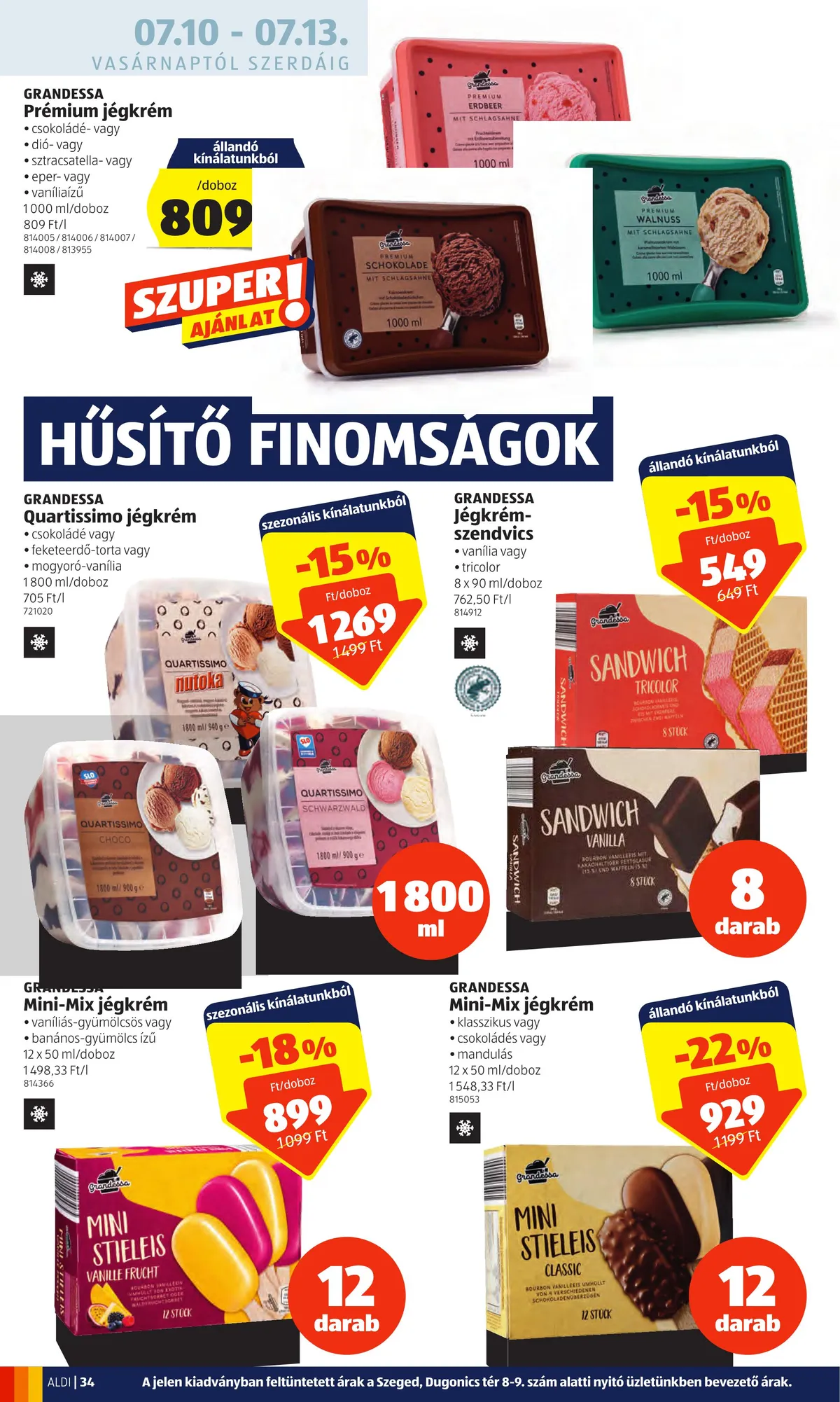 Aldi akciós újság 07.07–07.13 – 34. oldal