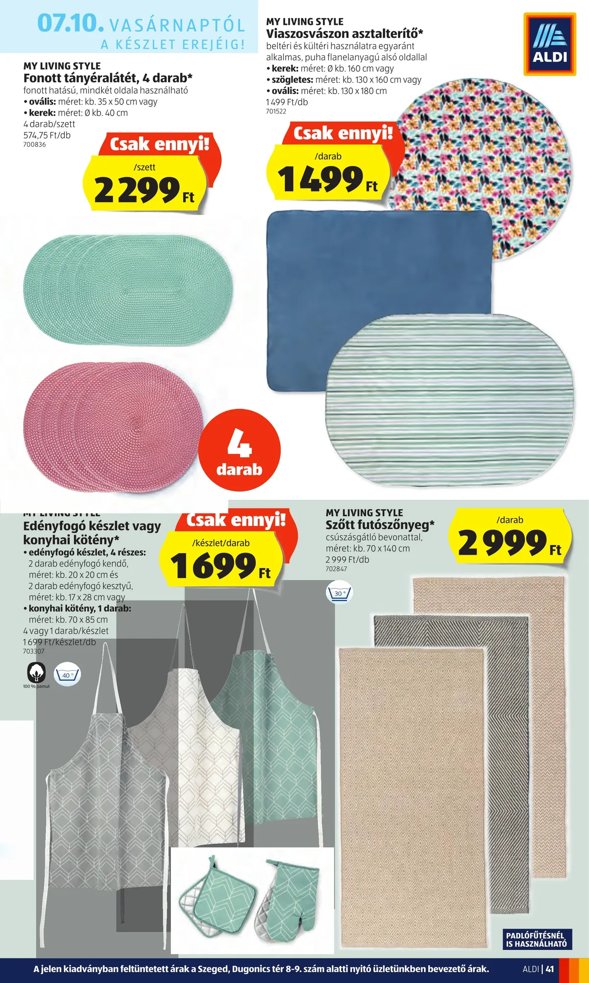 Aldi akciós újság 07.07–07.13 – 41. oldal