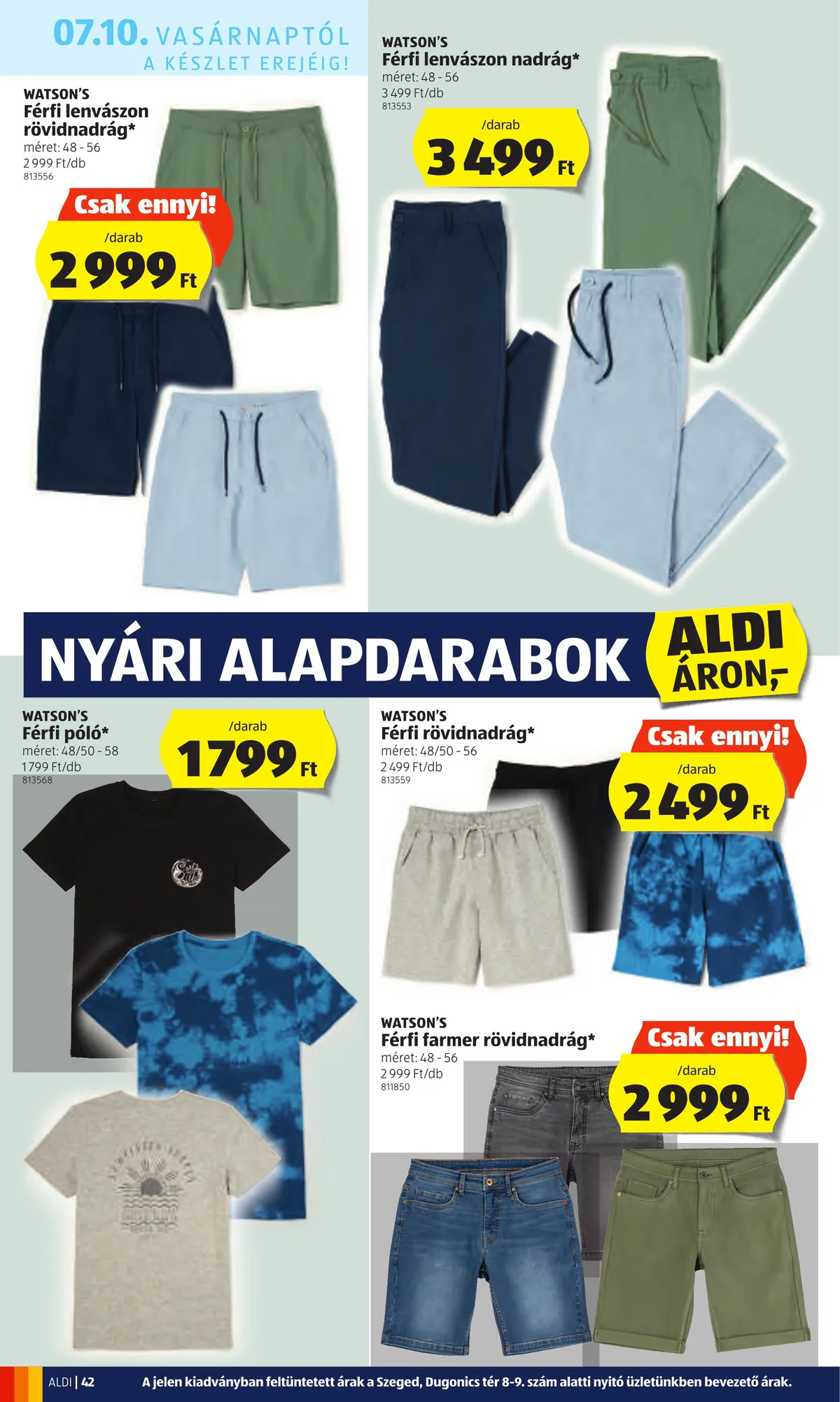 Aldi akciós újság 07.07–07.13 – 42. oldal