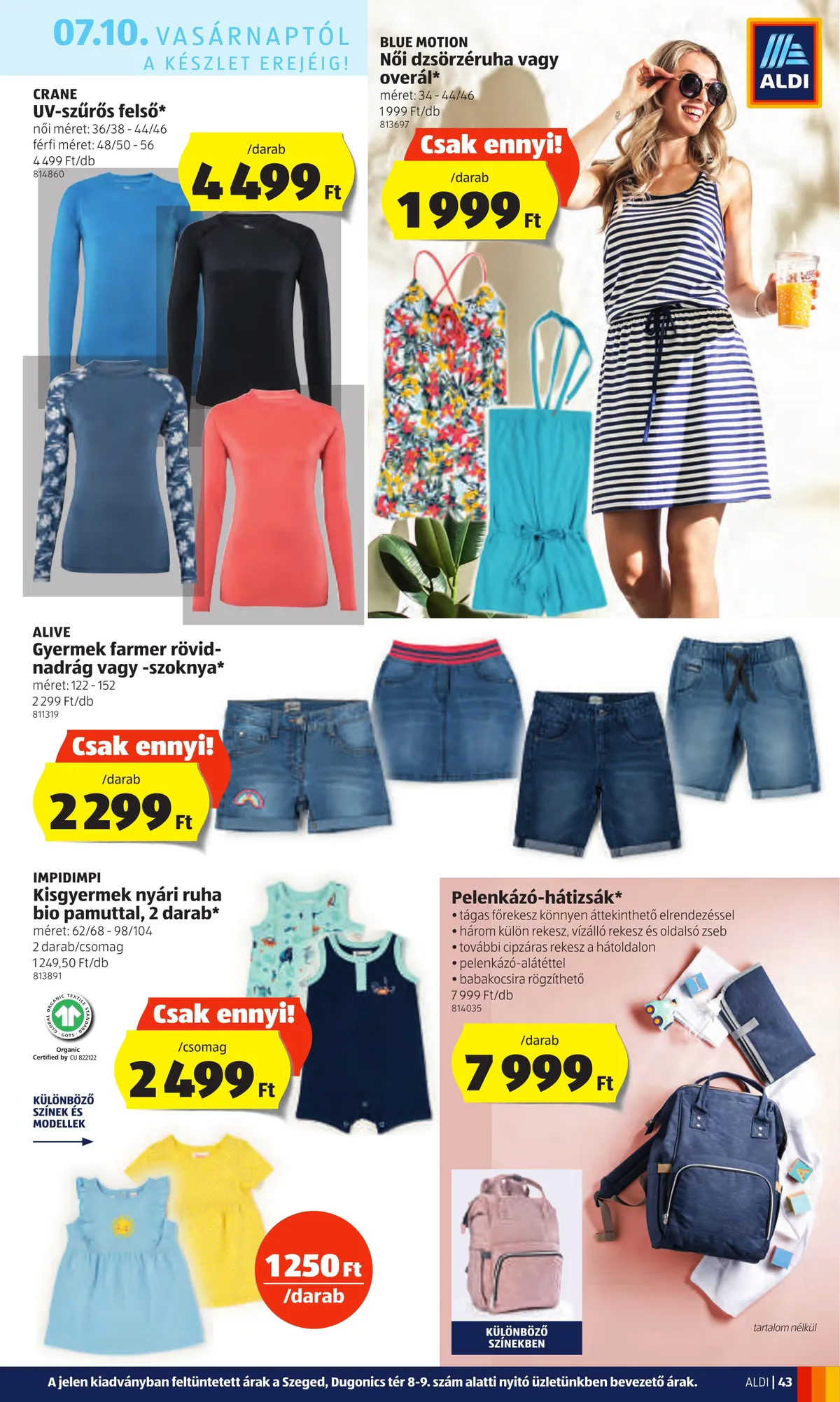 Aldi akciós újság 07.07–07.13 – 43. oldal