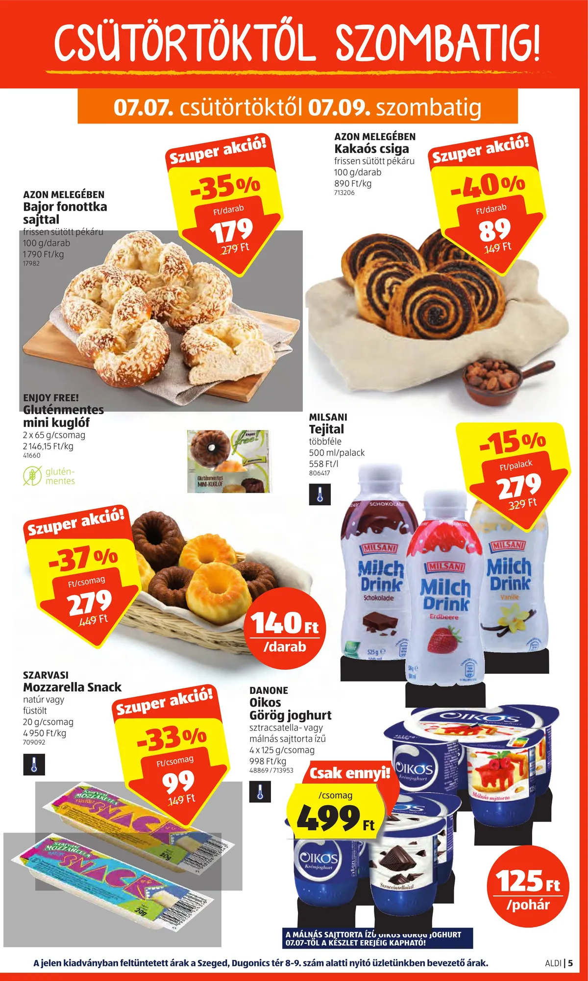 Aldi akciós újság 07.07–07.13 – 5. oldal