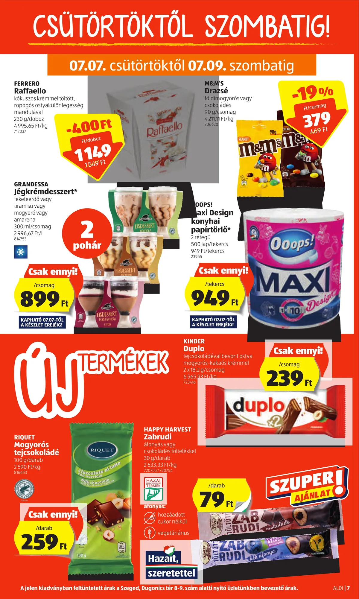 Aldi akciós újság 07.07–07.13 – 7. oldal