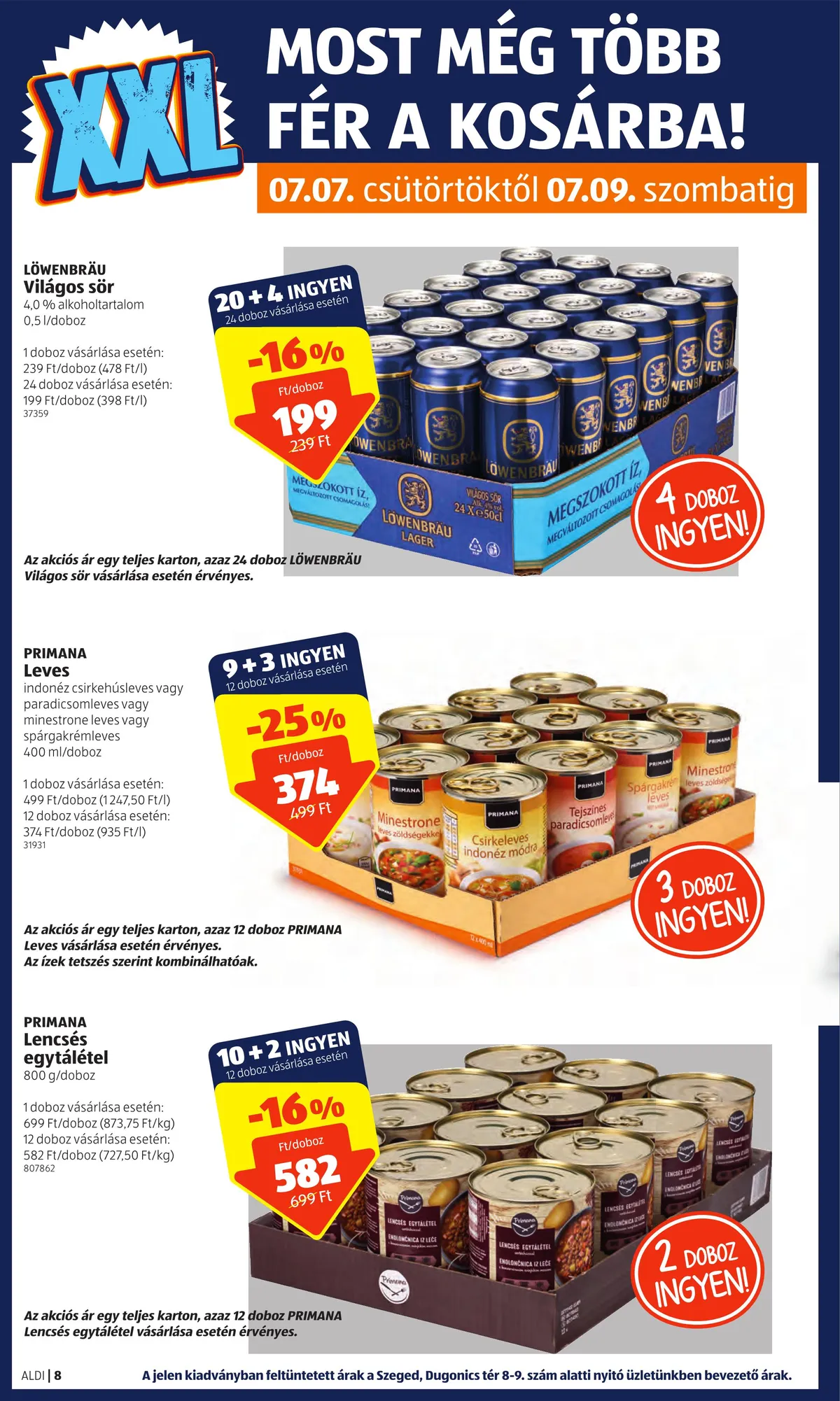 Aldi akciós újság 07.07–07.13 – 8. oldal
