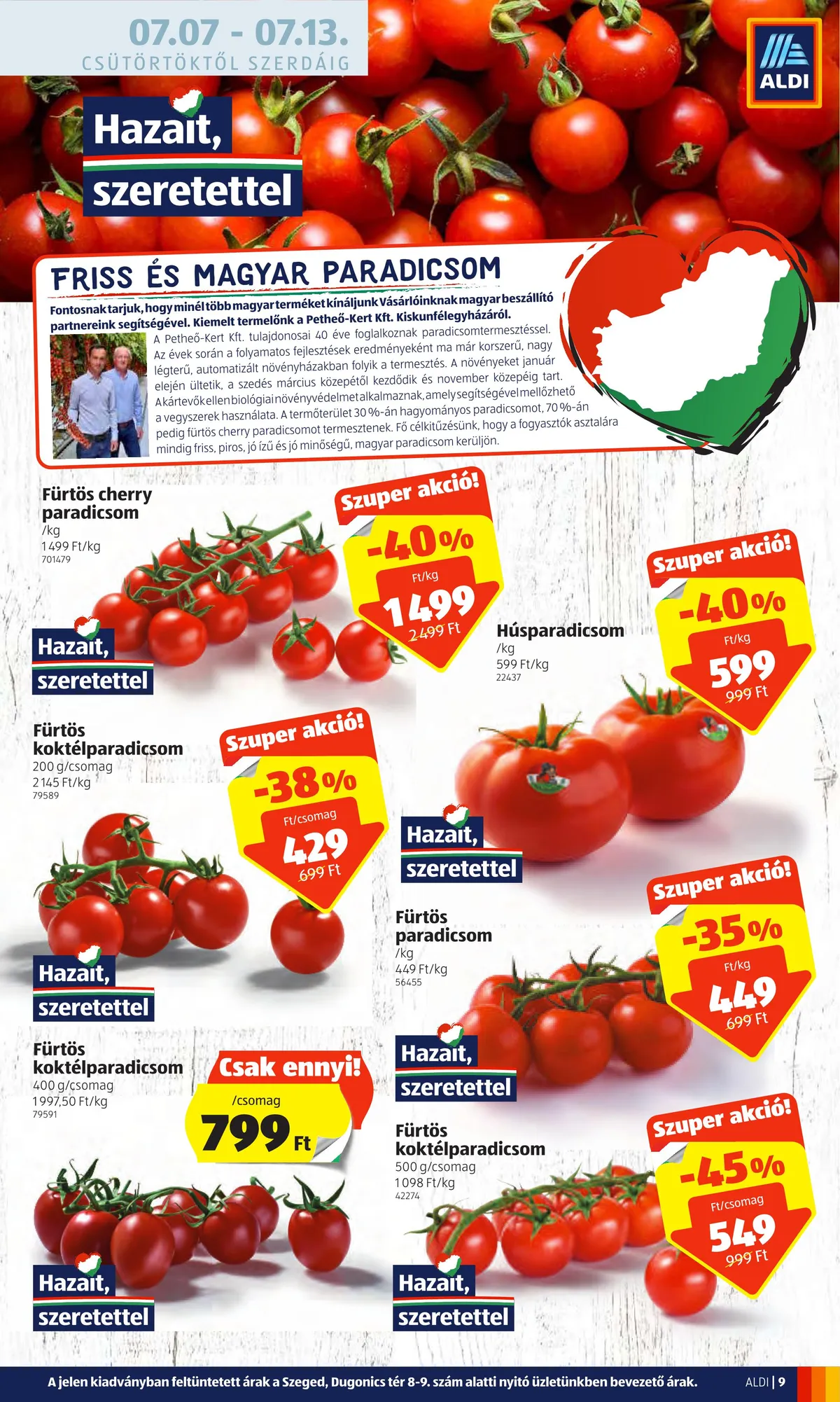 Aldi akciós újság 07.07–07.13 – 9. oldal