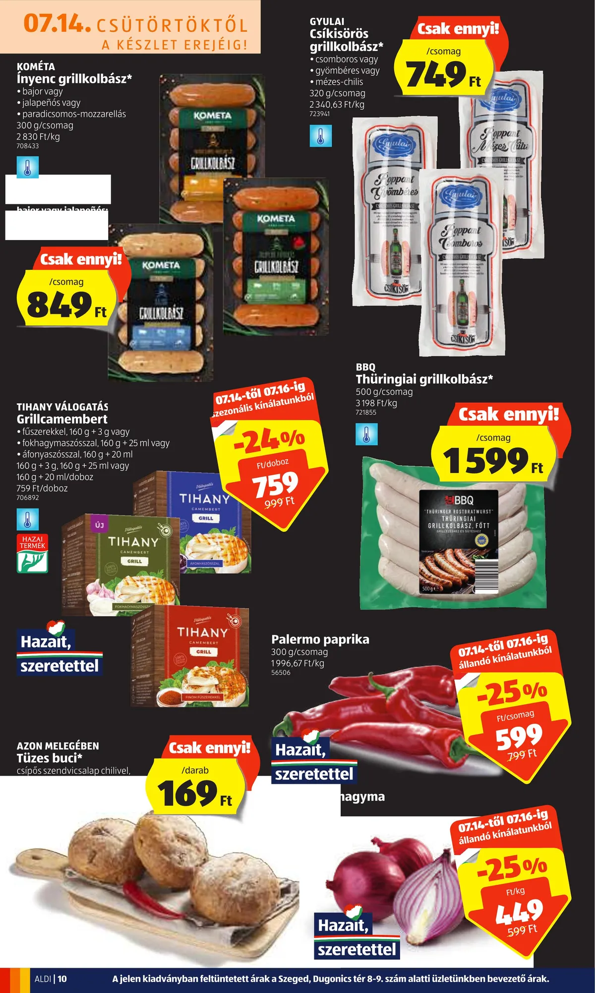 Aldi akciós újság 07.14–07.20 – 10. oldal