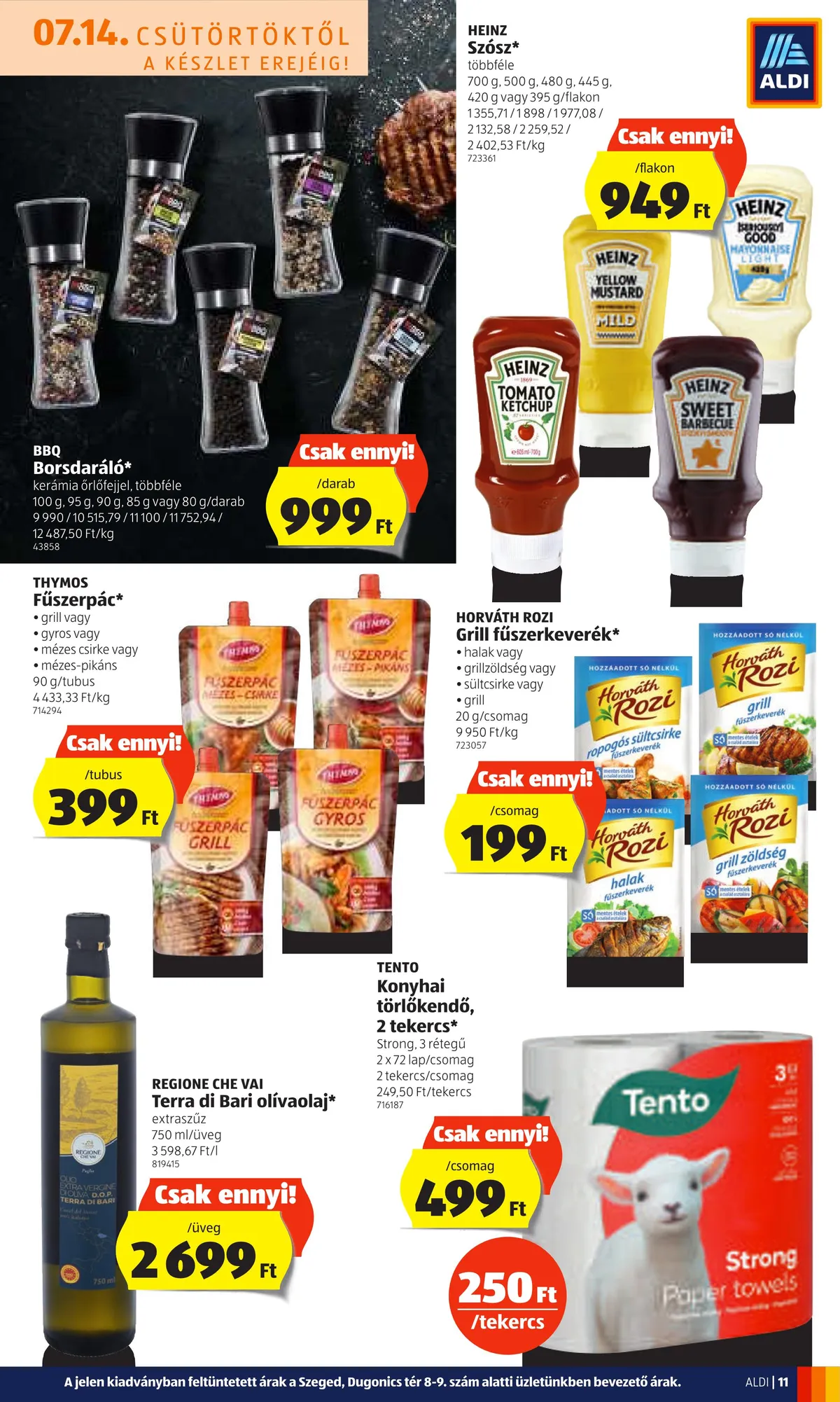 Aldi akciós újság 07.14–07.20 – 11. oldal