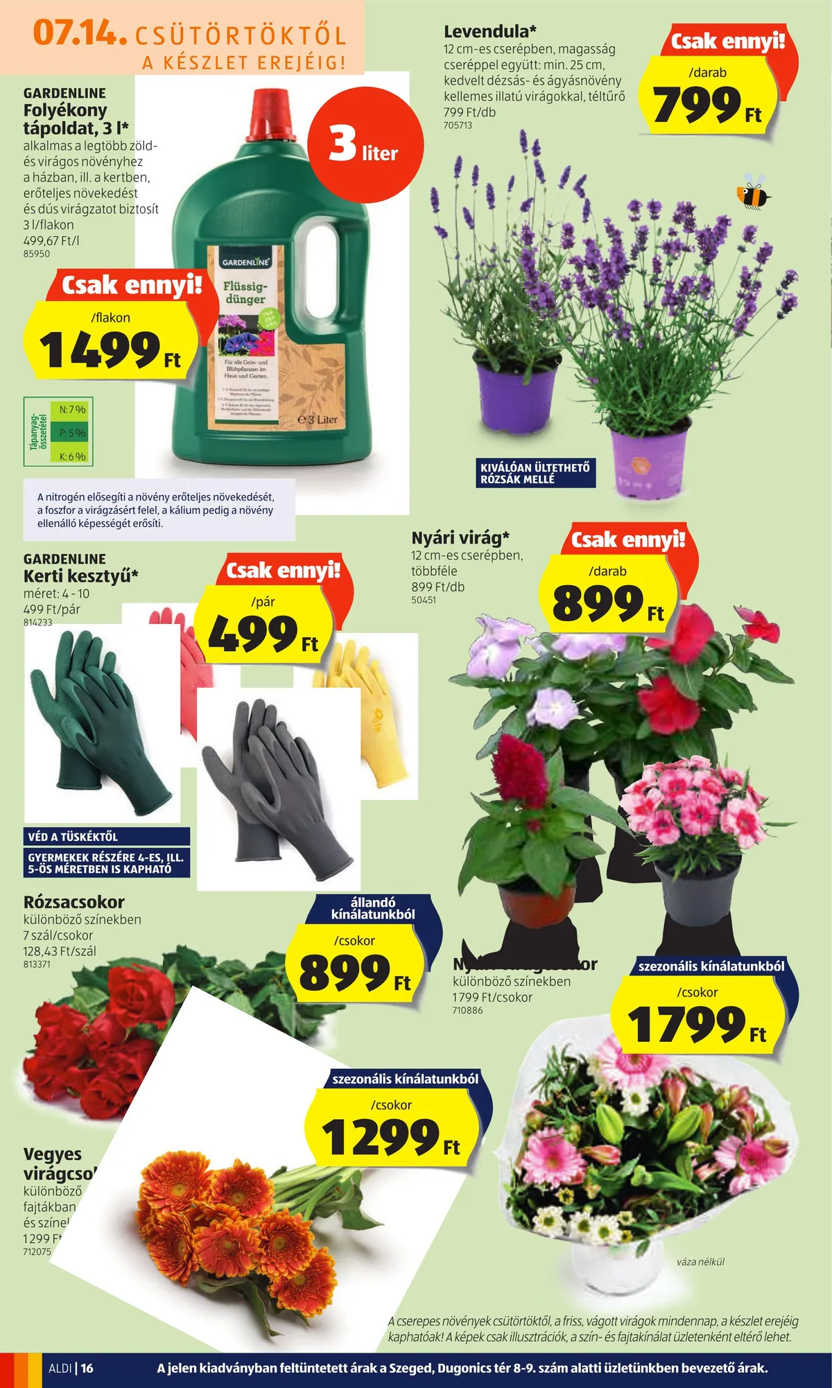 Aldi akciós újság 07.14–07.20 – 16. oldal