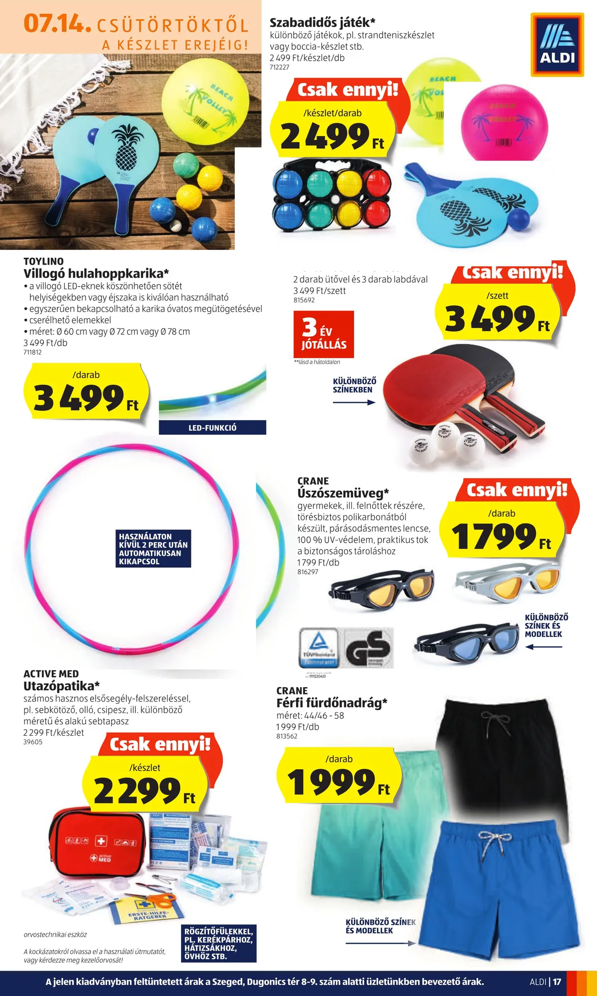 Aldi akciós újság 07.14–07.20 – 17. oldal