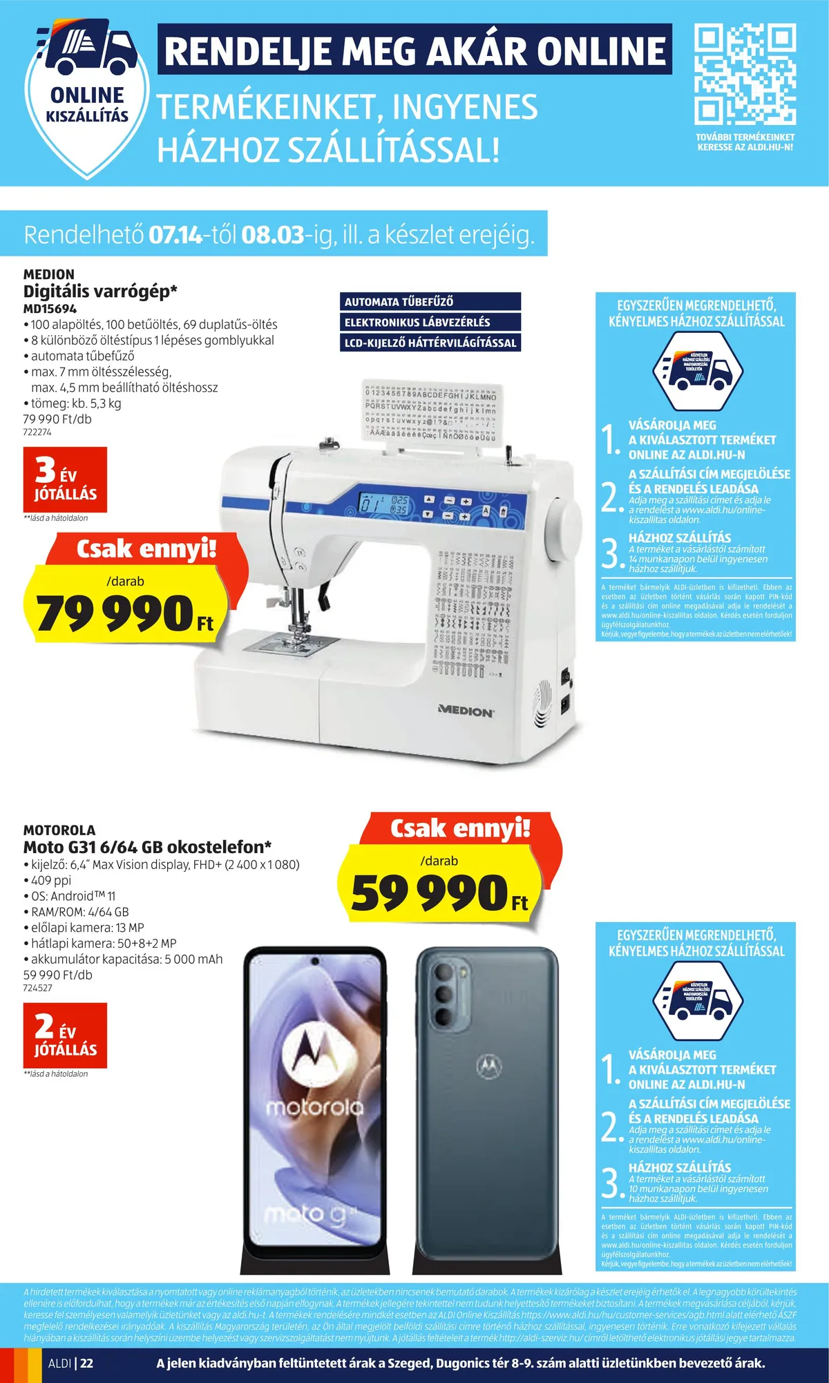 Aldi akciós újság 07.14–07.20 – 22. oldal