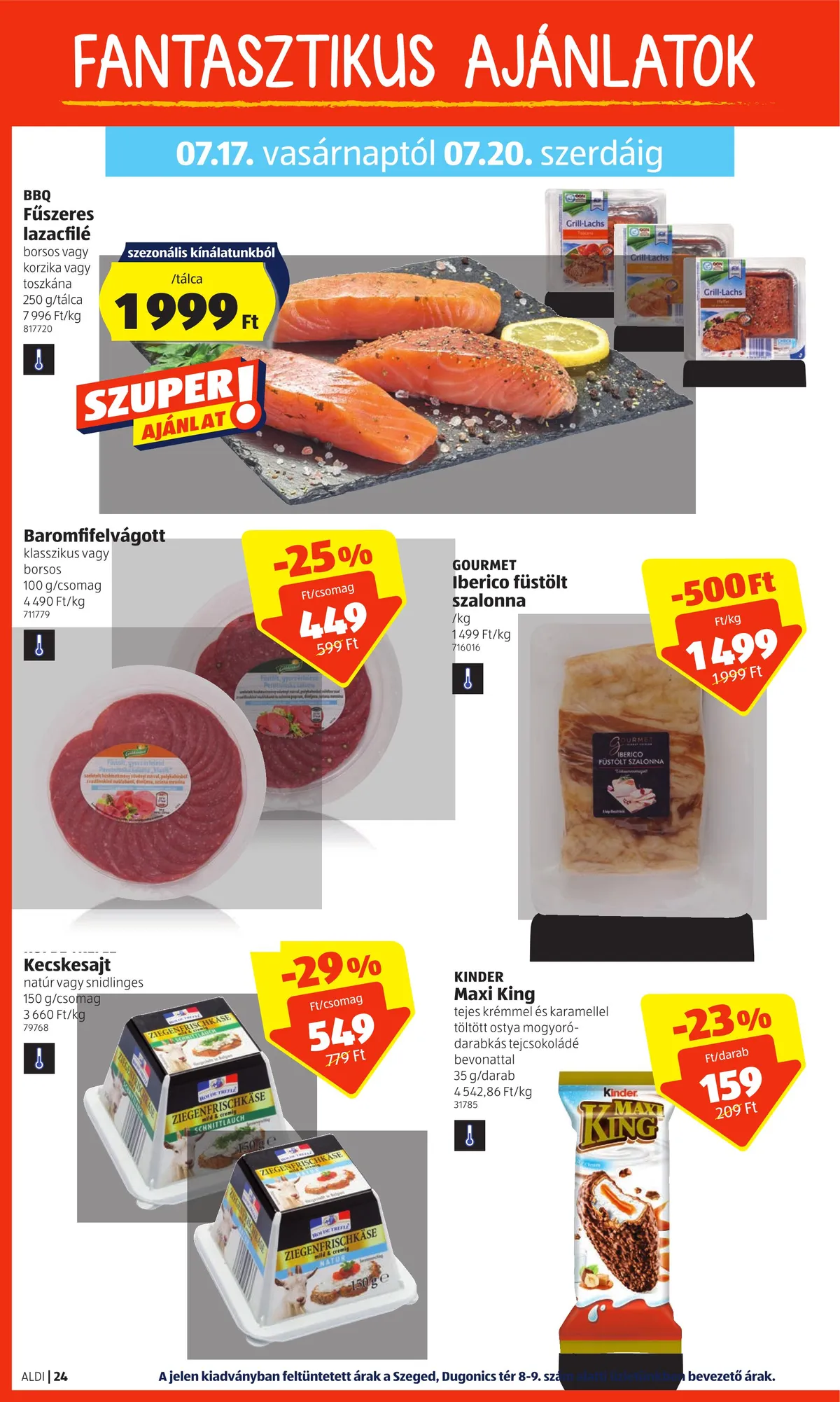 Aldi akciós újság 07.14–07.20 – 24. oldal