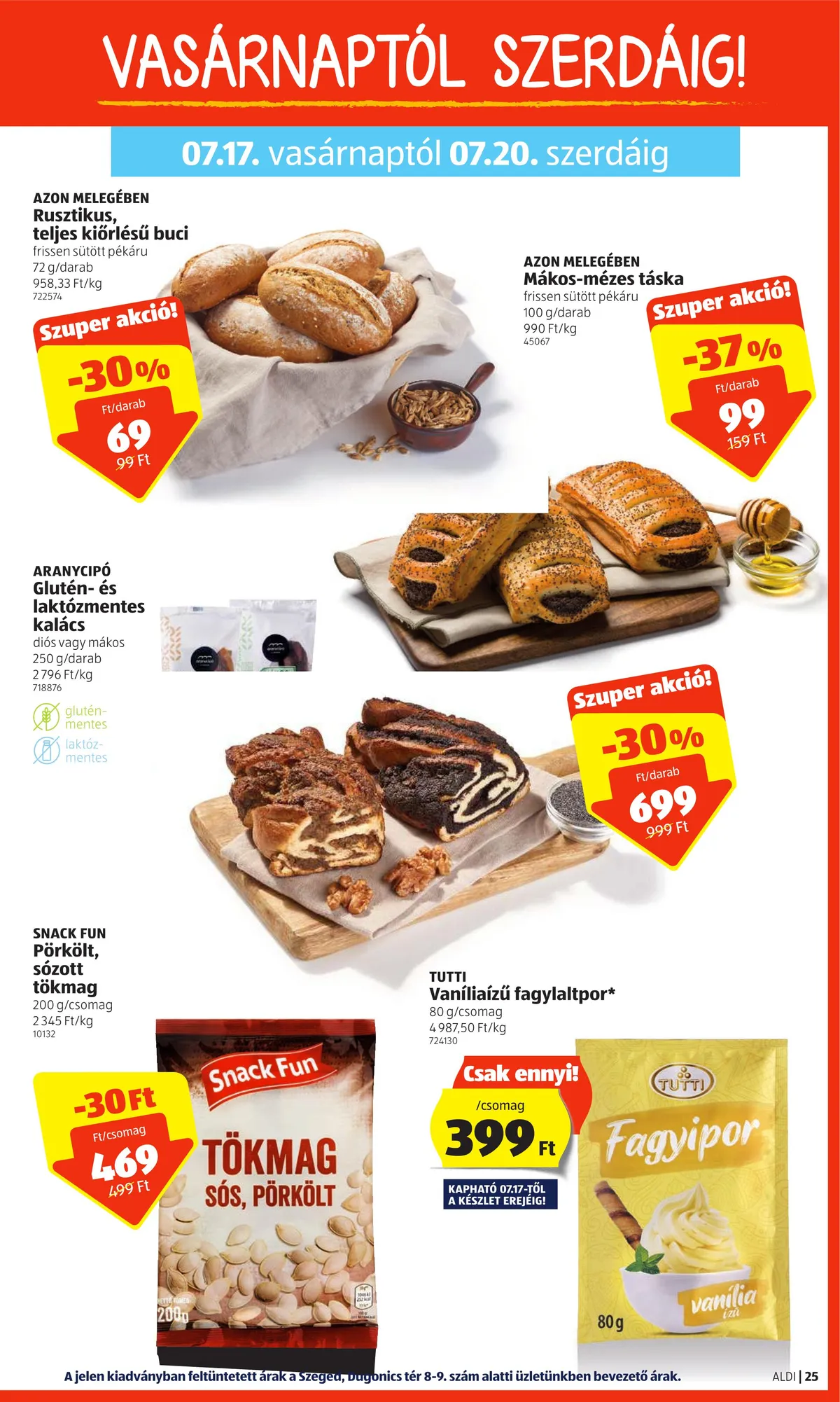 Aldi akciós újság 07.14–07.20 – 25. oldal
