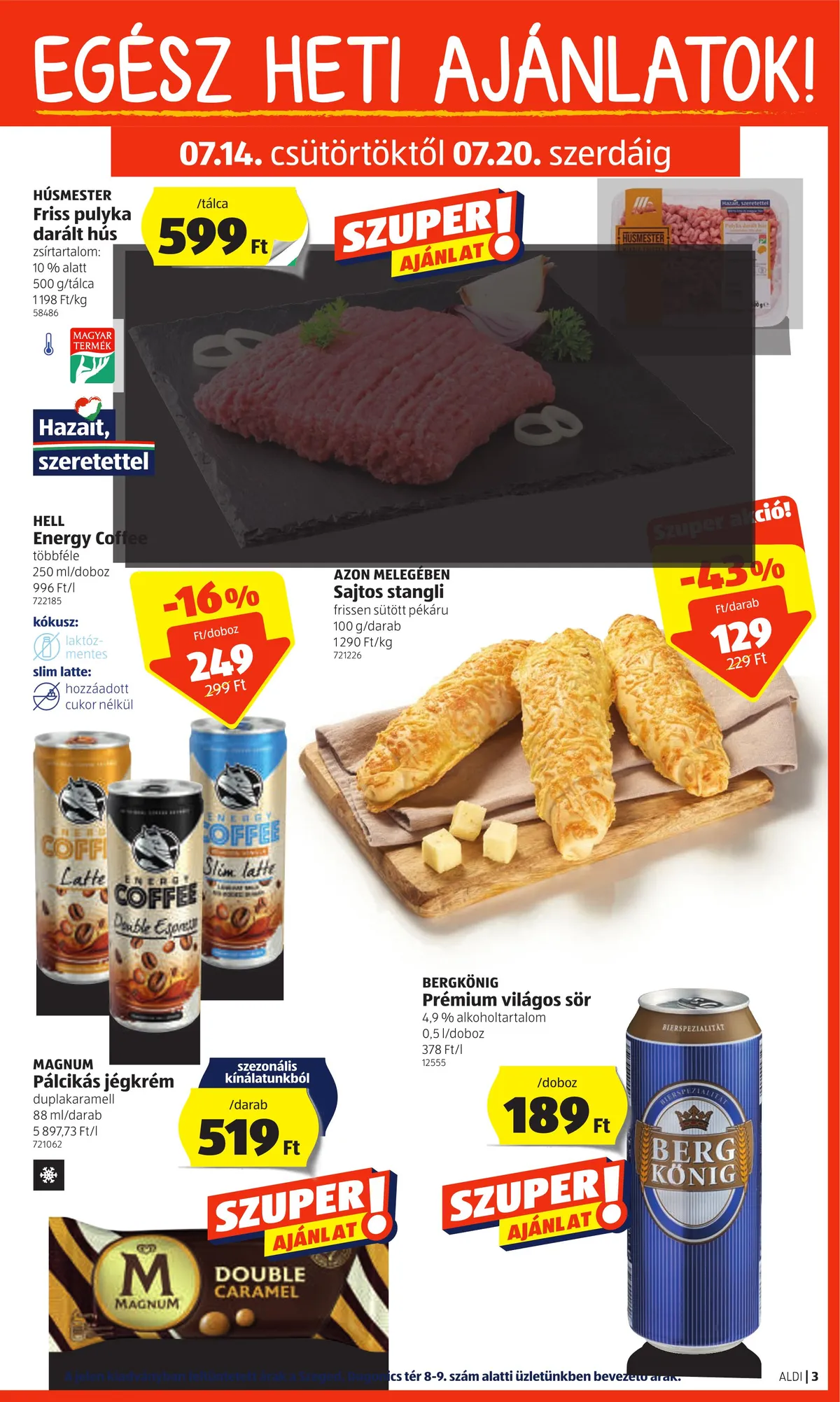 Aldi akciós újság 07.14–07.20 – 3. oldal