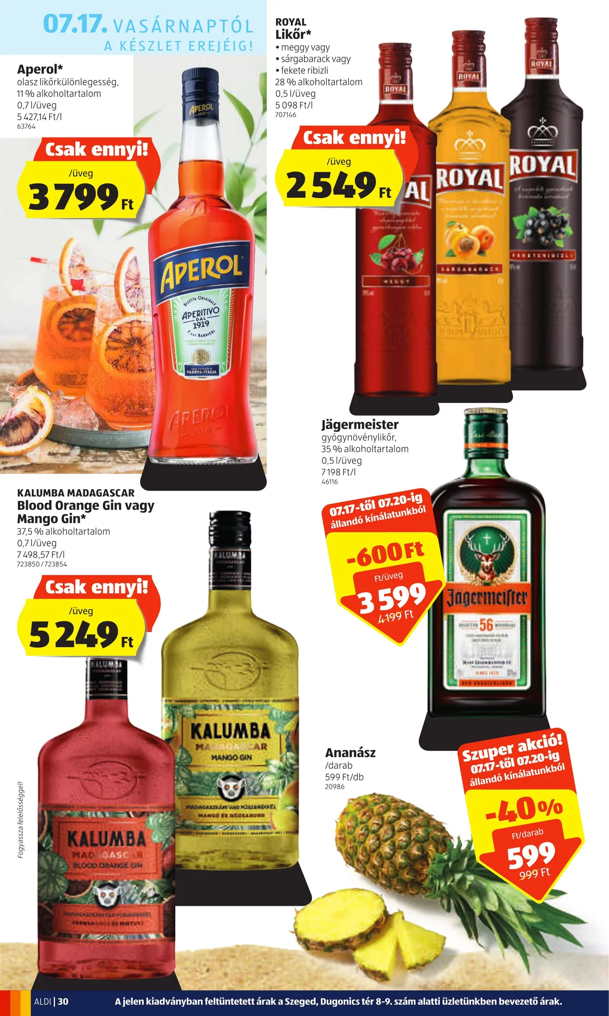 Aldi akciós újság 07.14–07.20 – 30. oldal