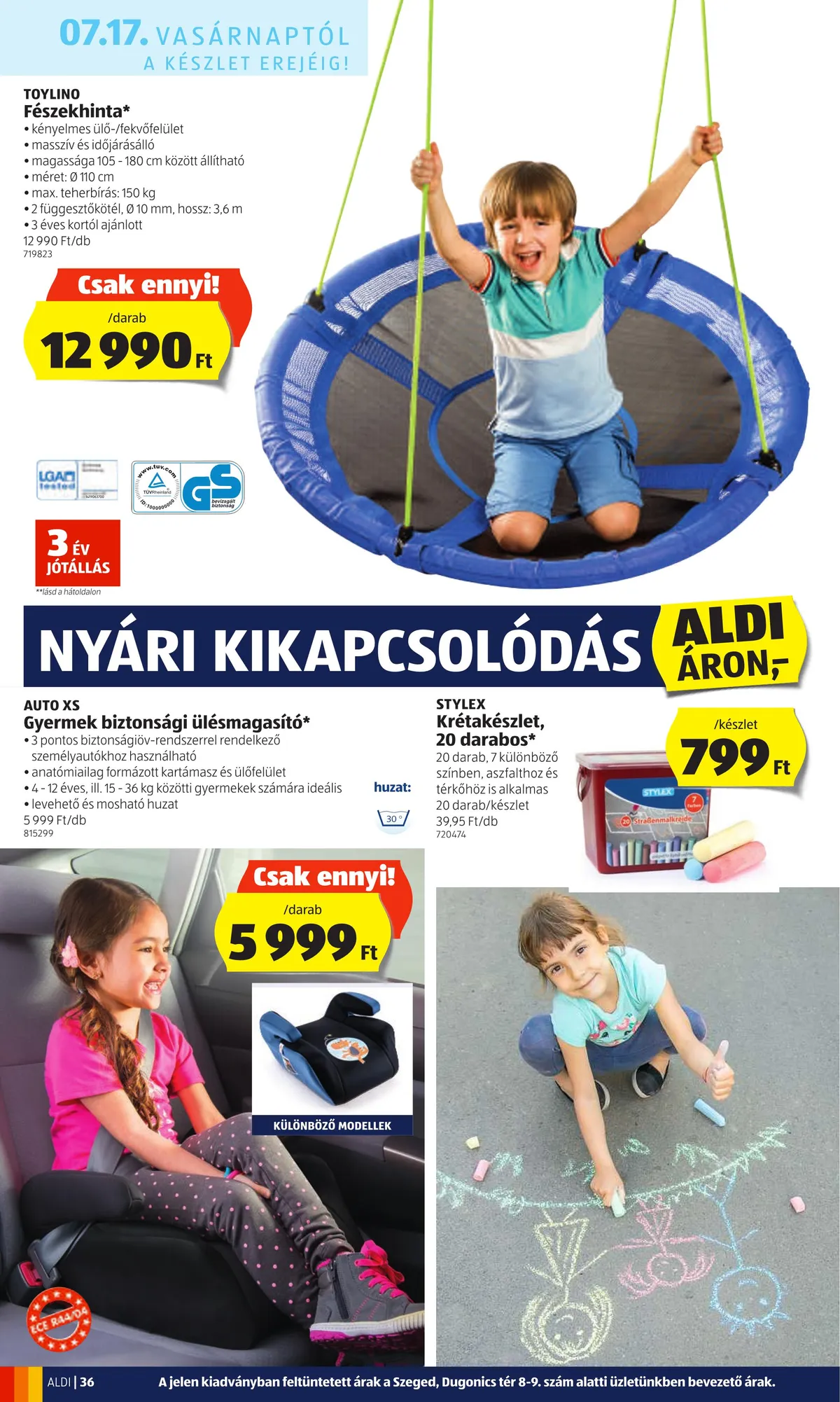 Aldi akciós újság 07.14–07.20 – 36. oldal
