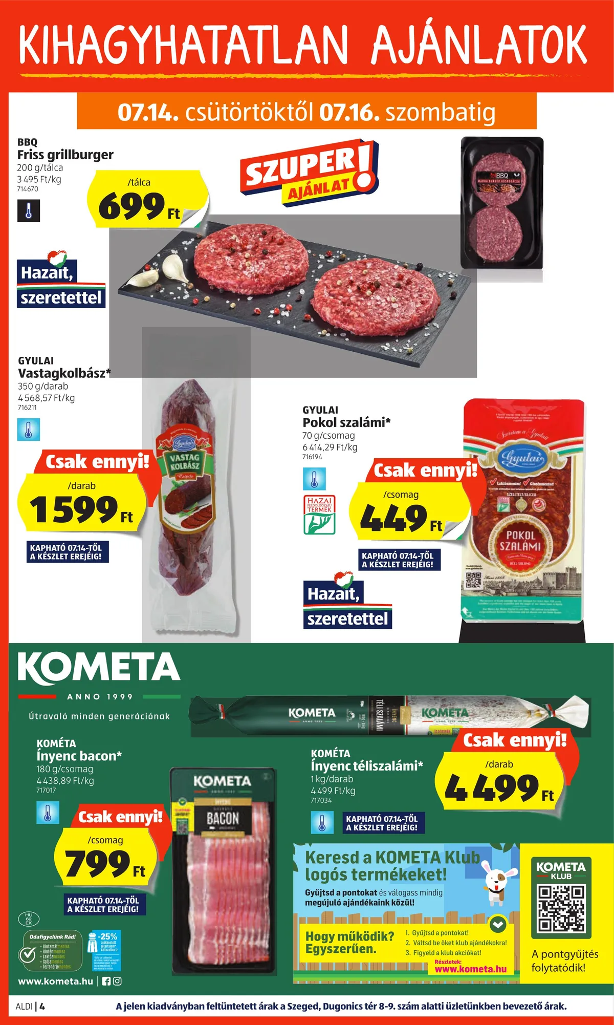 Aldi akciós újság 07.14–07.20 – 4. oldal