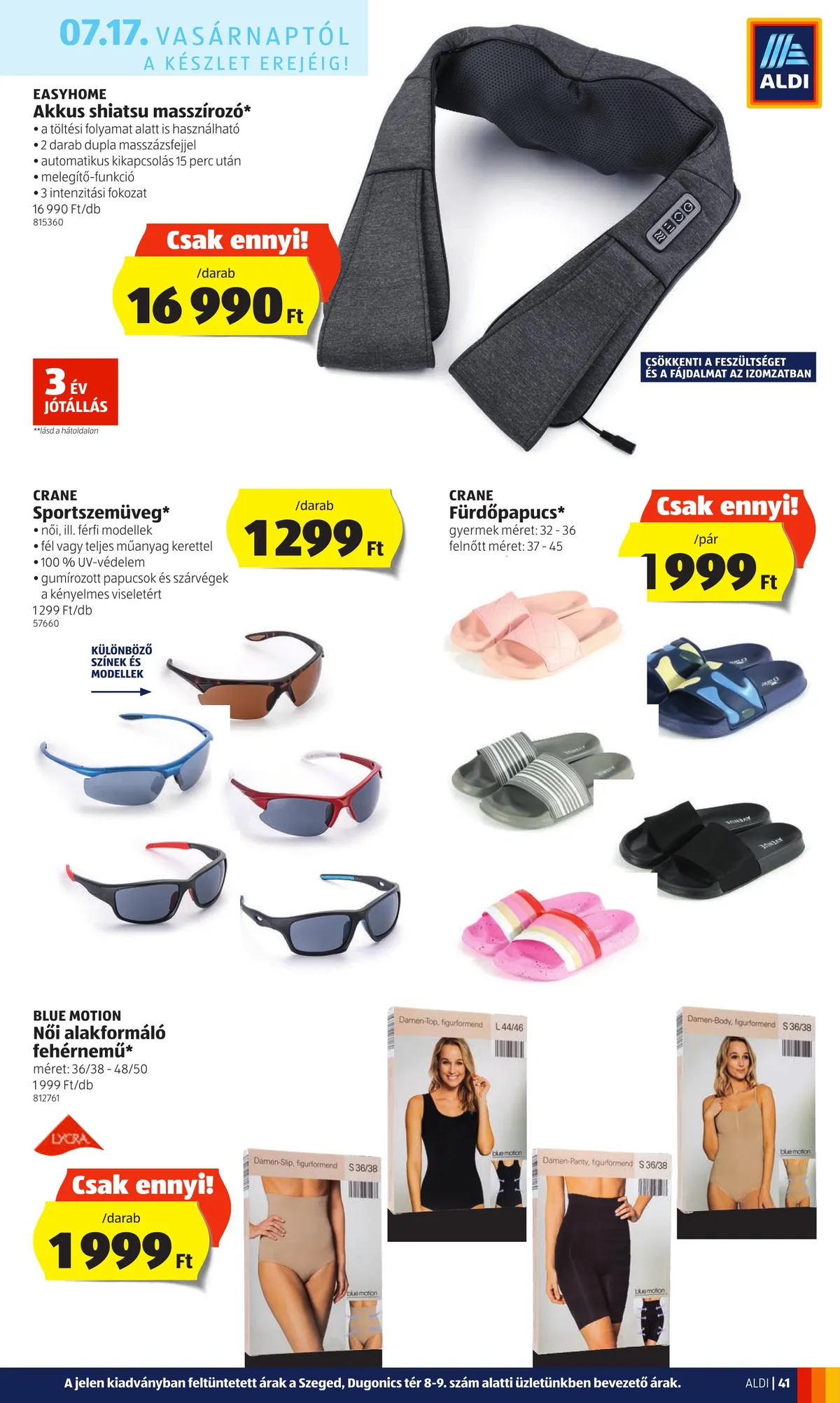 Aldi akciós újság 07.14–07.20 – 41. oldal