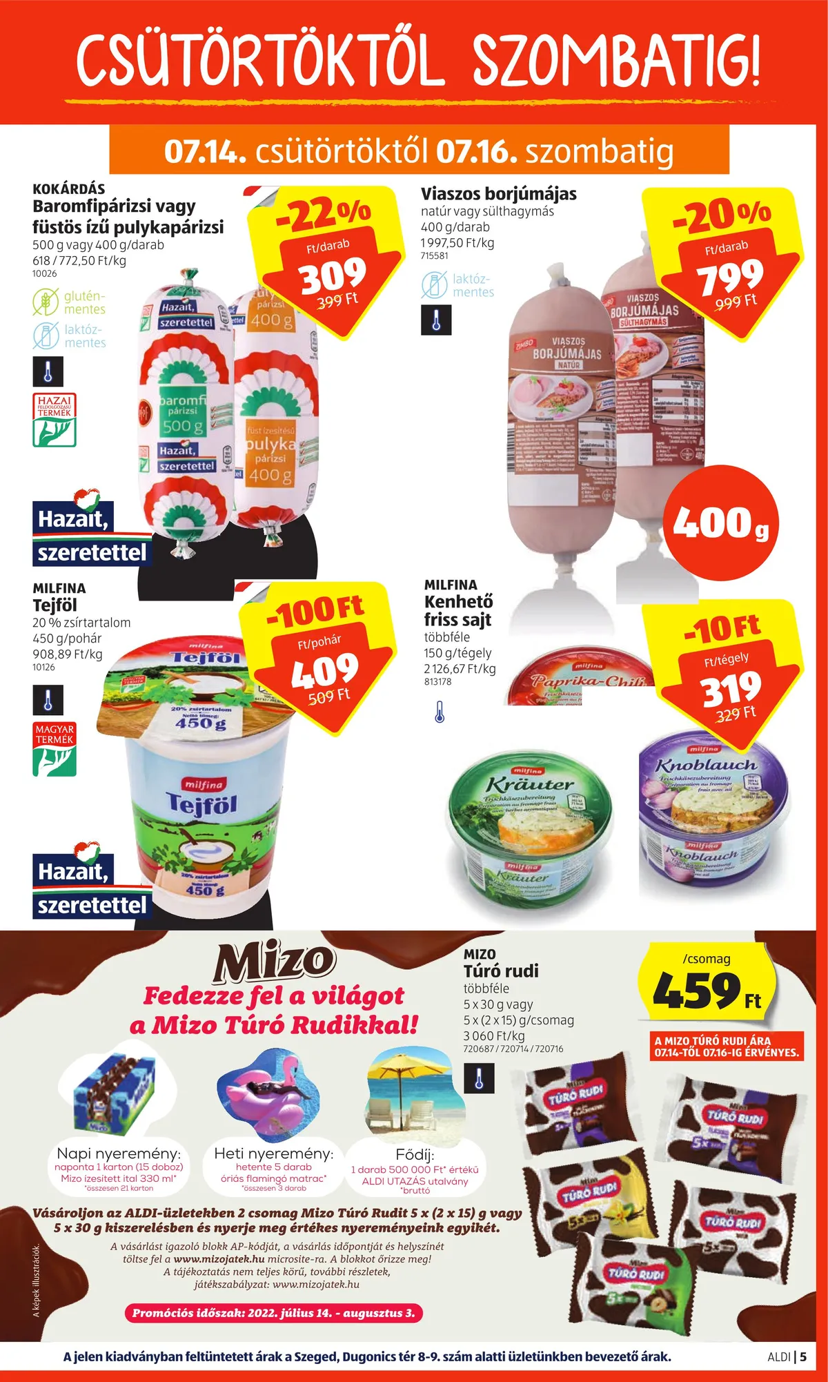 Aldi akciós újság 07.14–07.20 – 5. oldal