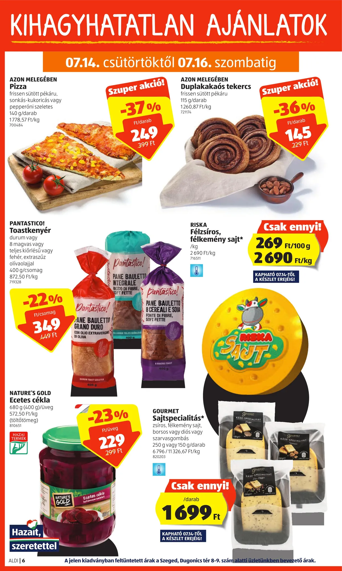 Aldi akciós újság 07.14–07.20 – 6. oldal