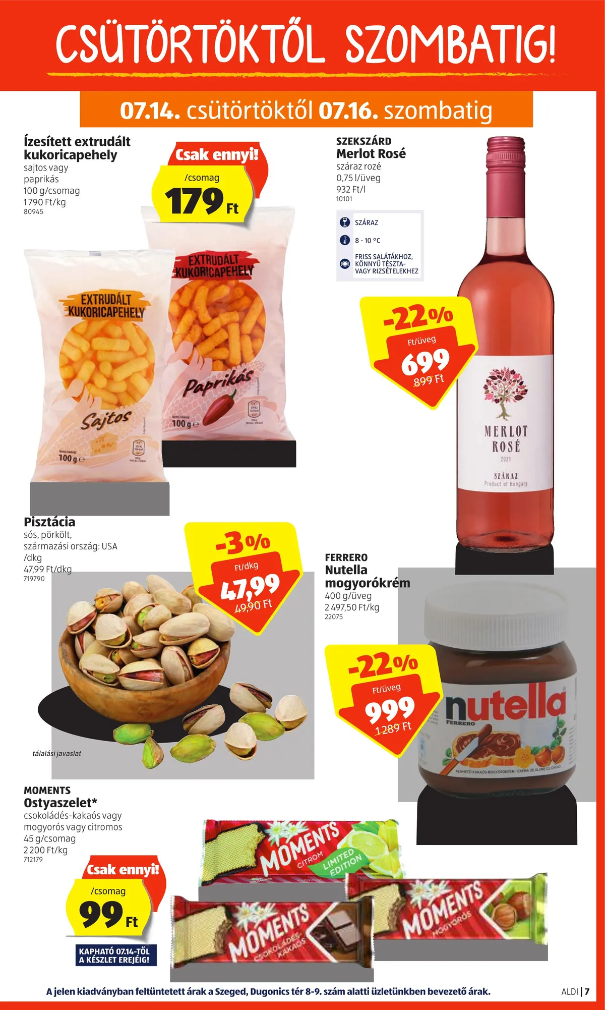 Aldi akciós újság 07.14–07.20 – 7. oldal