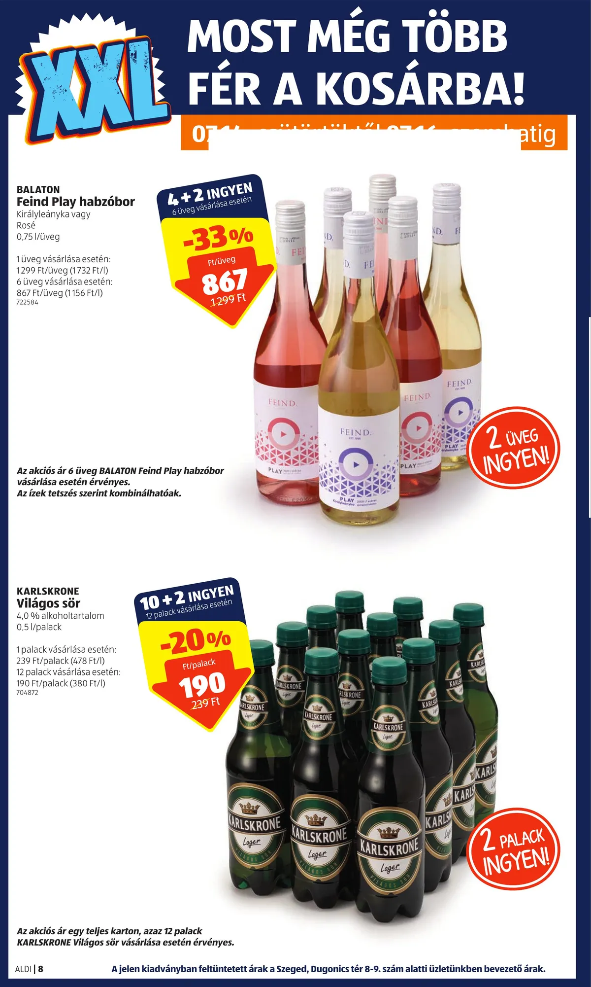 Aldi akciós újság 07.14–07.20 – 8. oldal