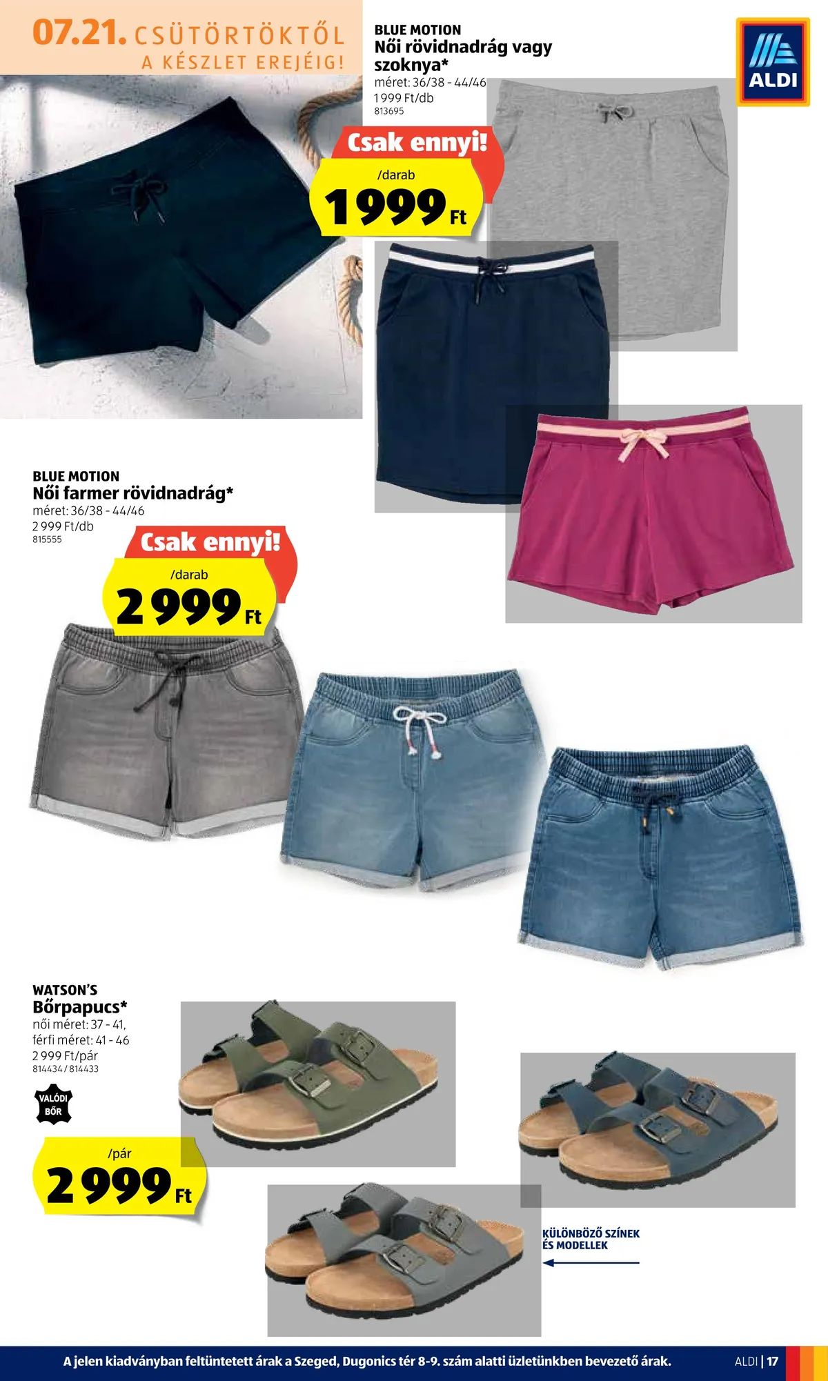 Aldi akciós újság 07.21–07.27 – 19. oldal
