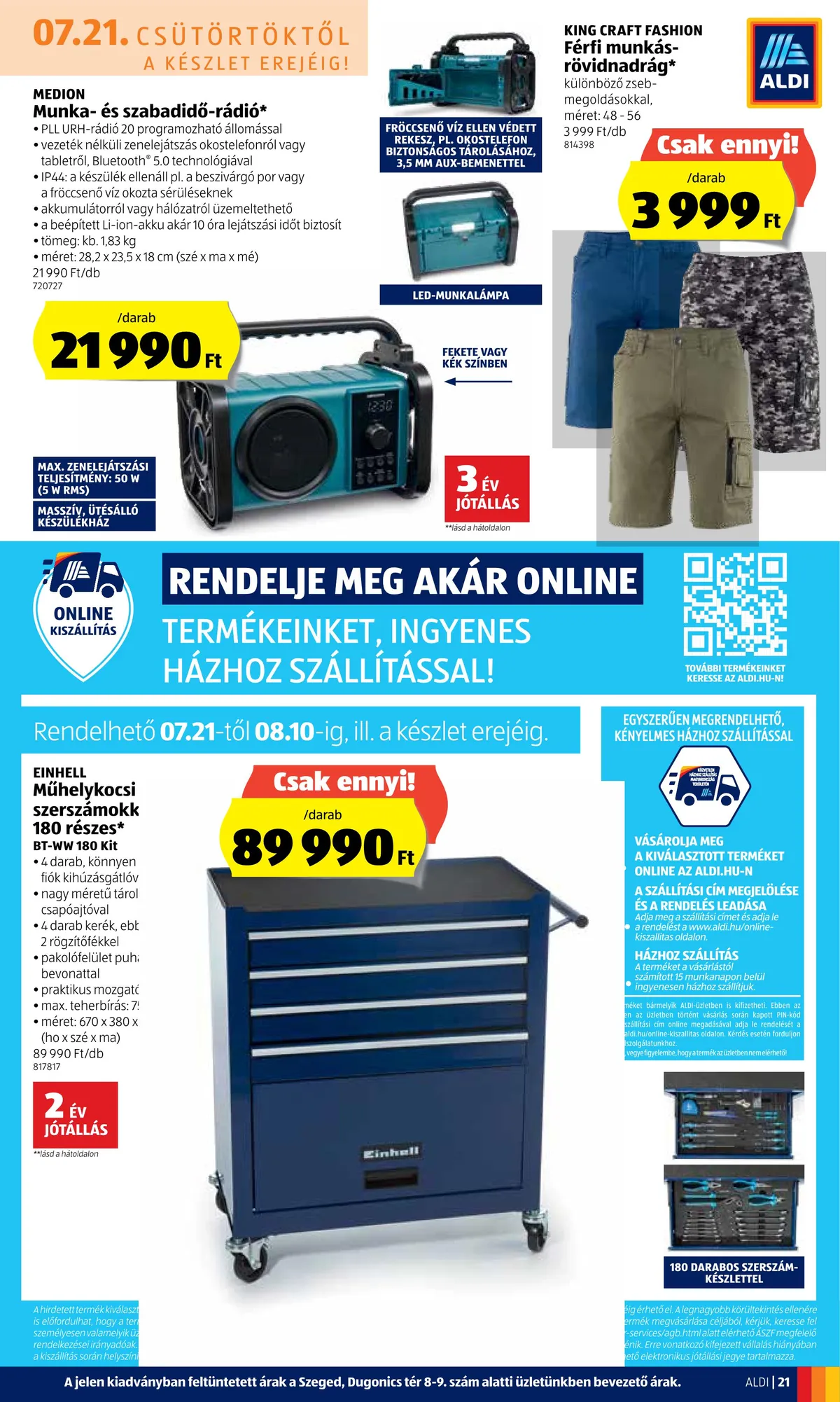 Aldi akciós újság 07.21–07.27 – 23. oldal