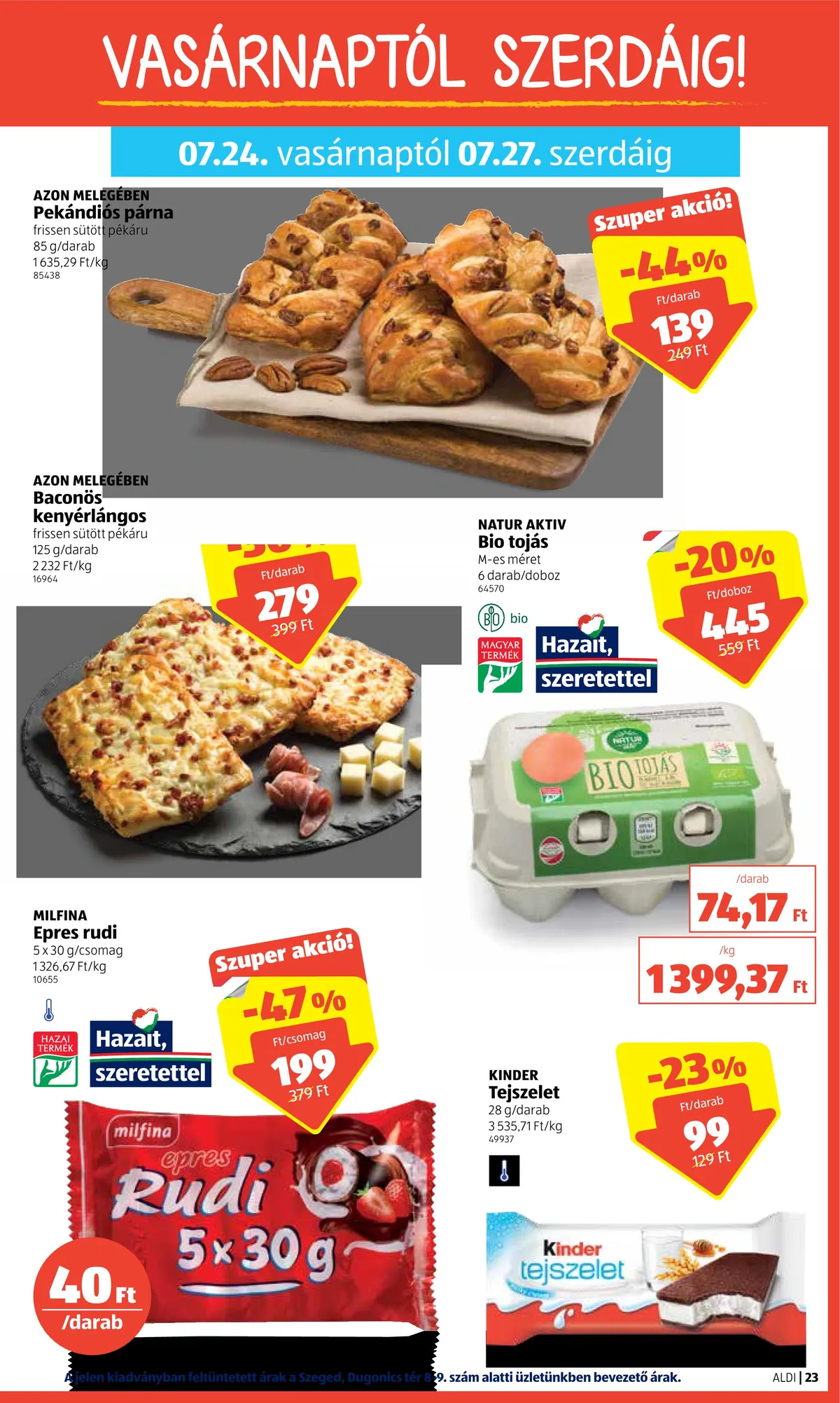Aldi akciós újság 07.21–07.27 – 25. oldal