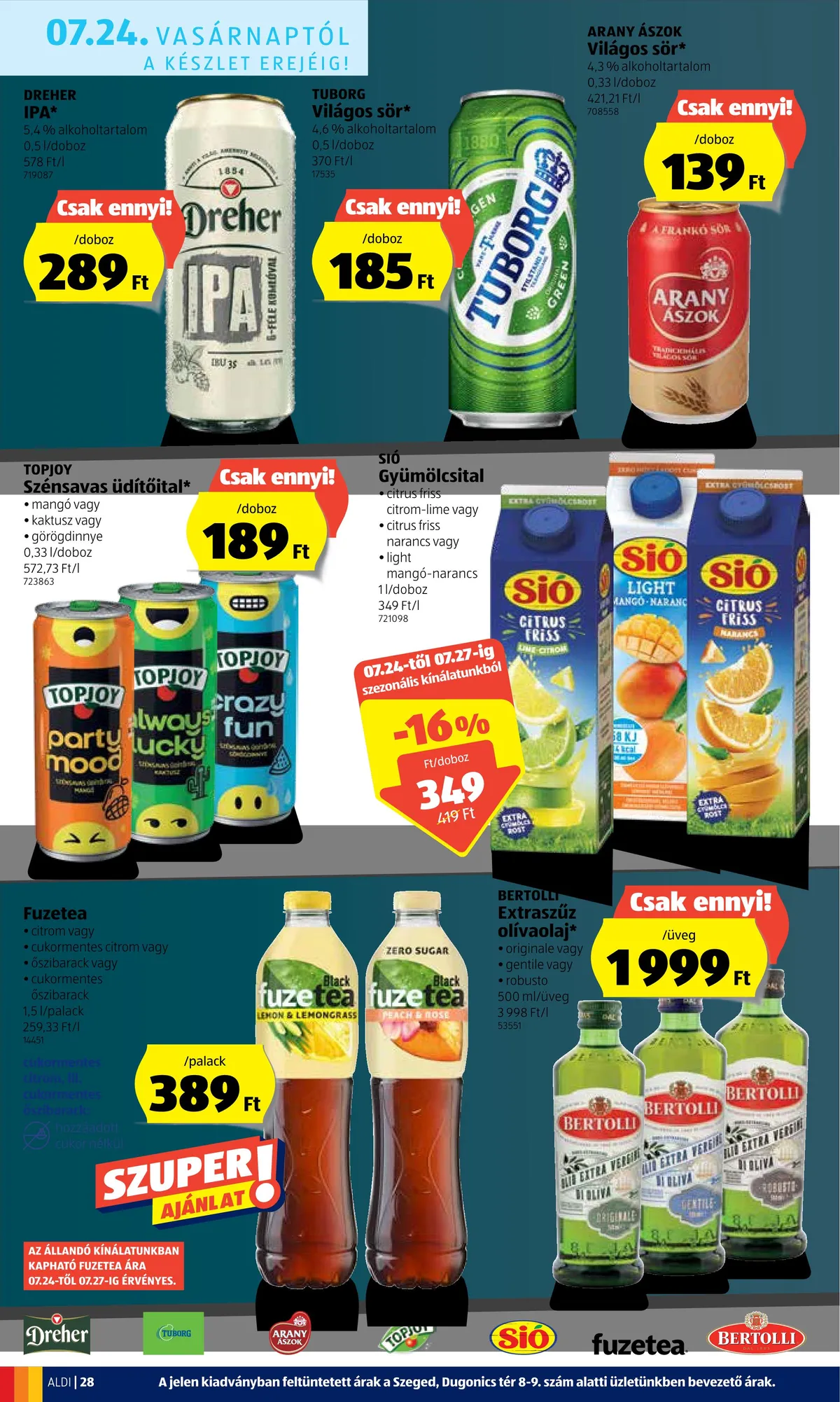 Aldi akciós újság 07.21–07.27 – 30. oldal