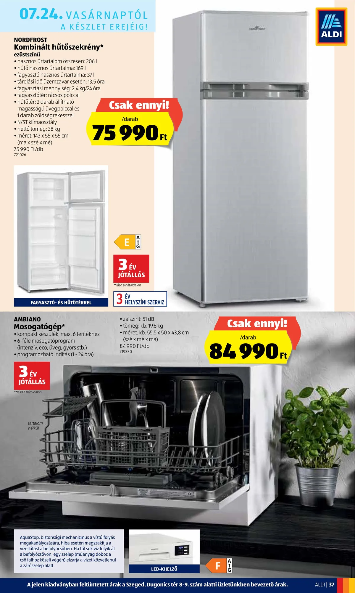 Aldi akciós újság 07.21–07.27 – 39. oldal