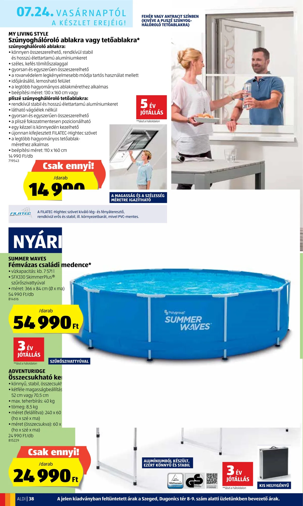 Aldi akciós újság 07.21–07.27 – 40. oldal