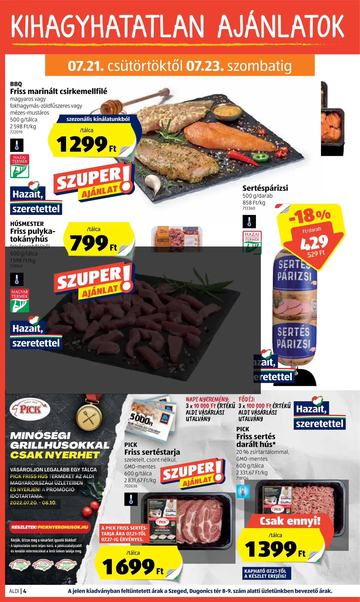 Aldi akciós újság 07.21–07.27 – 6. oldal