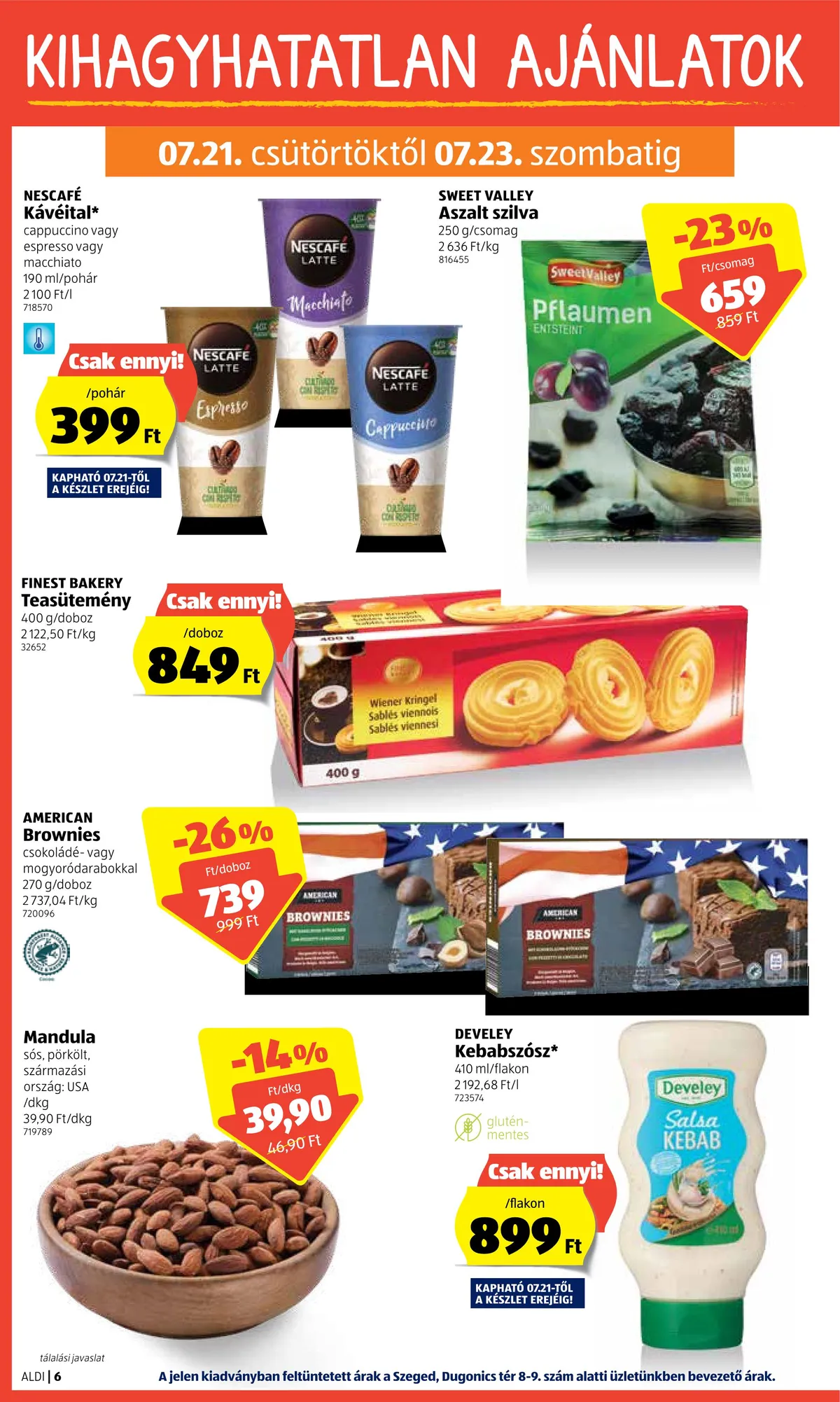 Aldi akciós újság 07.21–07.27 – 8. oldal