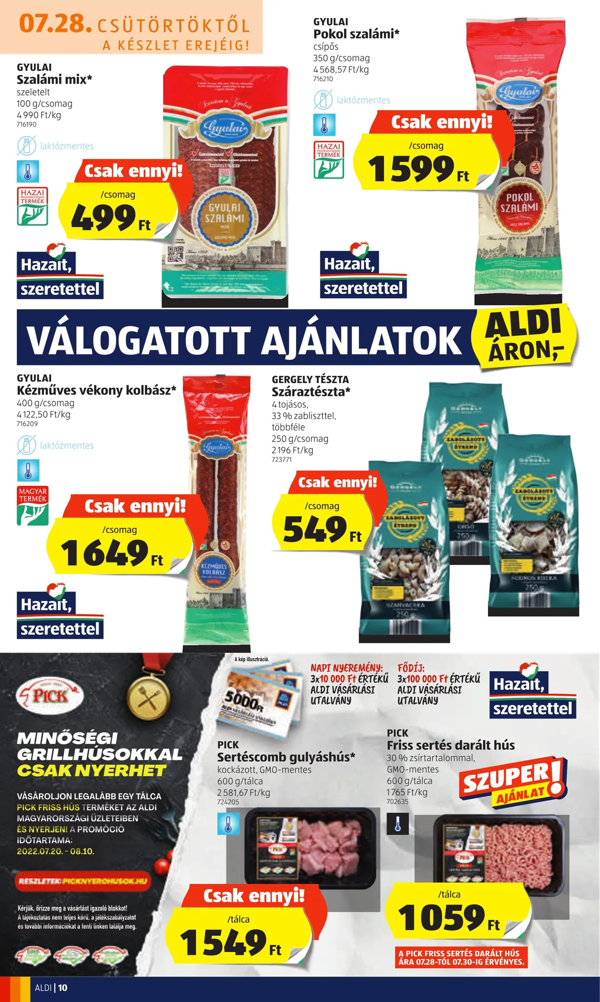 Aldi akciós újság 07.28–08.03 – 10. oldal
