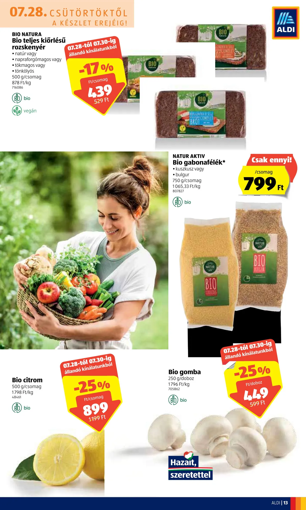 Aldi akciós újság 07.28–08.03 – 13. oldal
