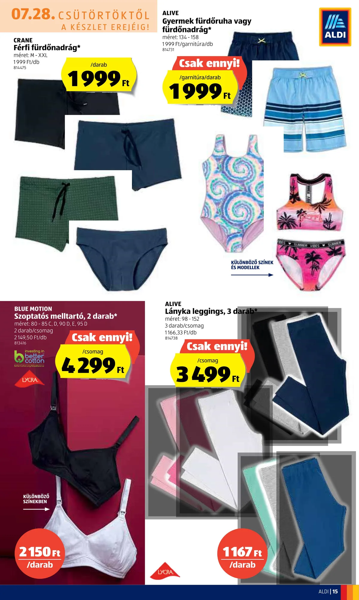Aldi akciós újság 07.28–08.03 – 15. oldal