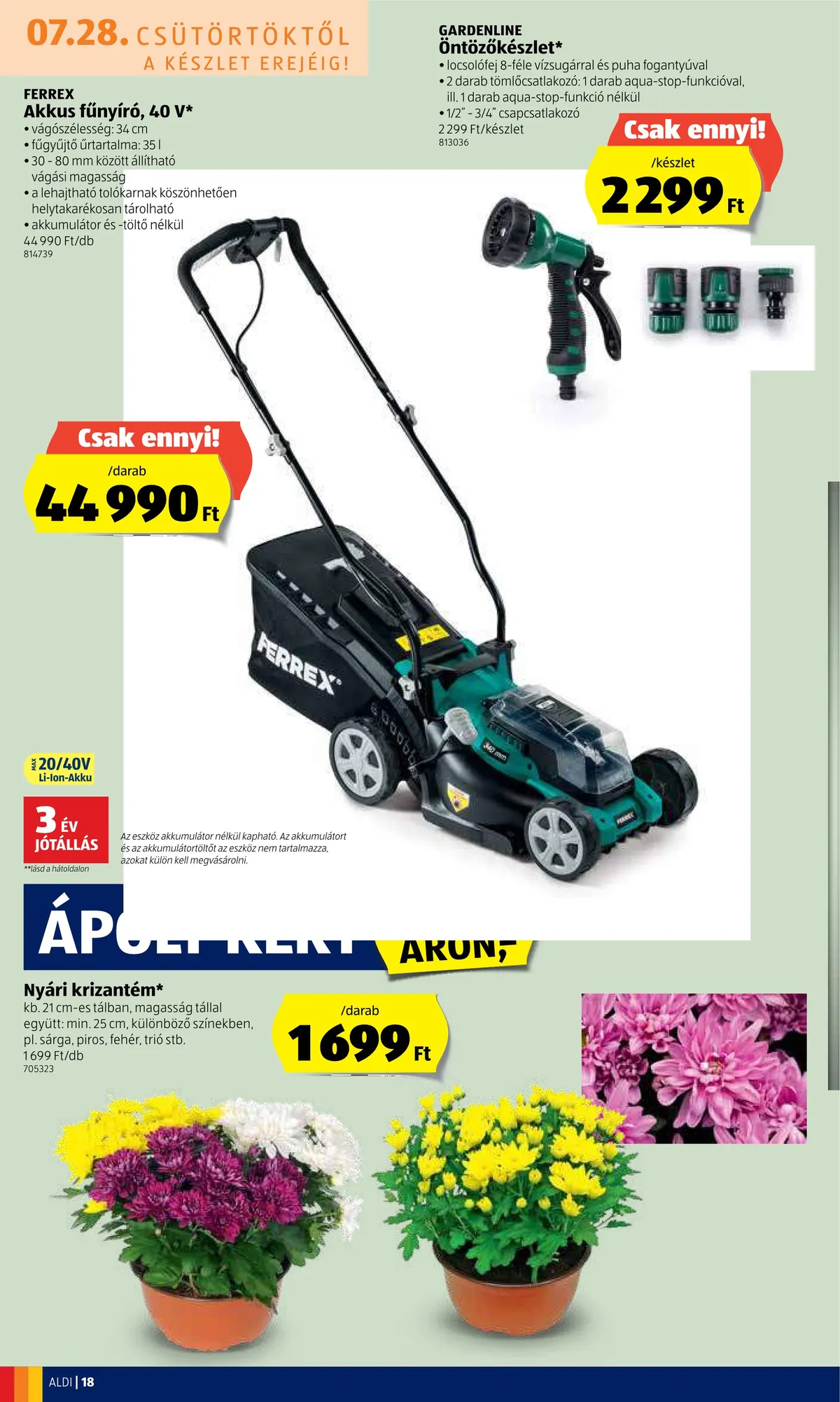 Aldi akciós újság 07.28–08.03 – 18. oldal